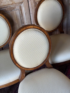 Vintage Set of 4 John Lewis Hemingway Spoon Back Walnut Dining Chairs