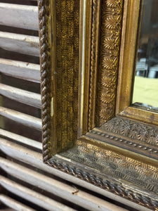 Antique 1920s Fine Gilt Mirror