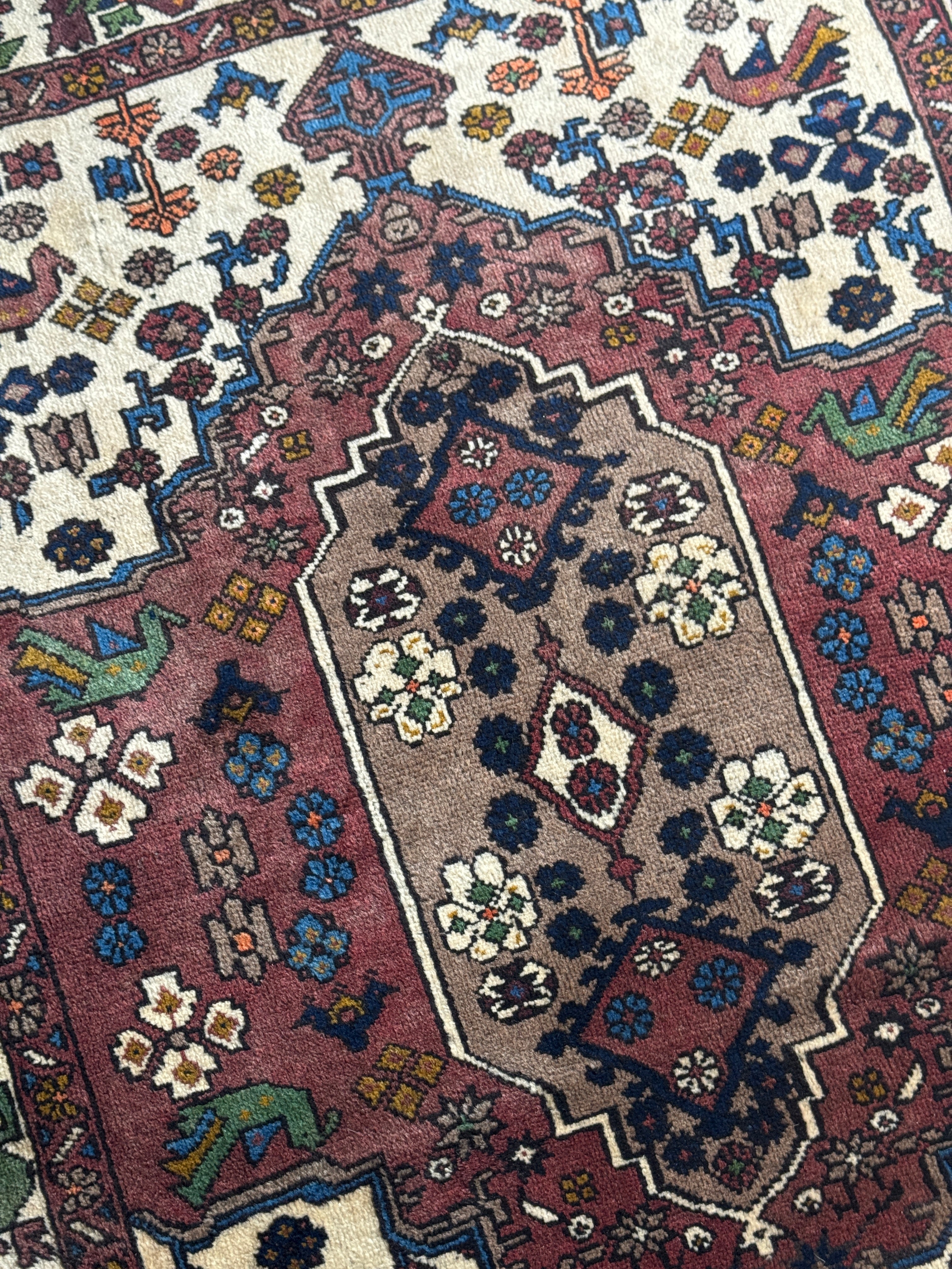 Vintage Handwoven Persian Rug