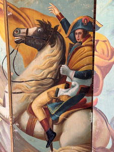 Vintage Hand Painted Napoleon Screen