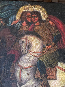 Small Icon of St. Dimitri & St George