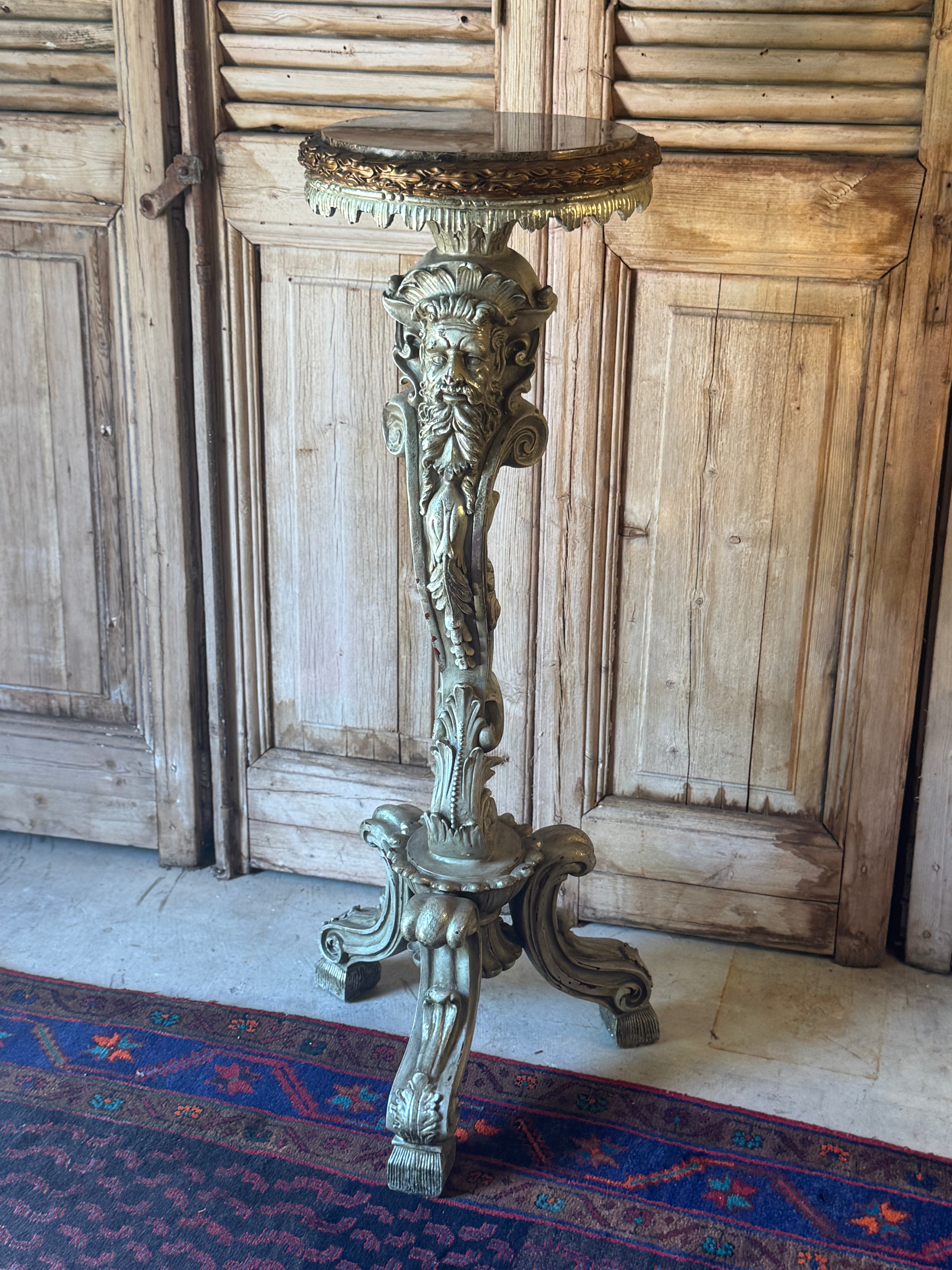 “Green Man” Rococo
 Hall Stand with Marble Top