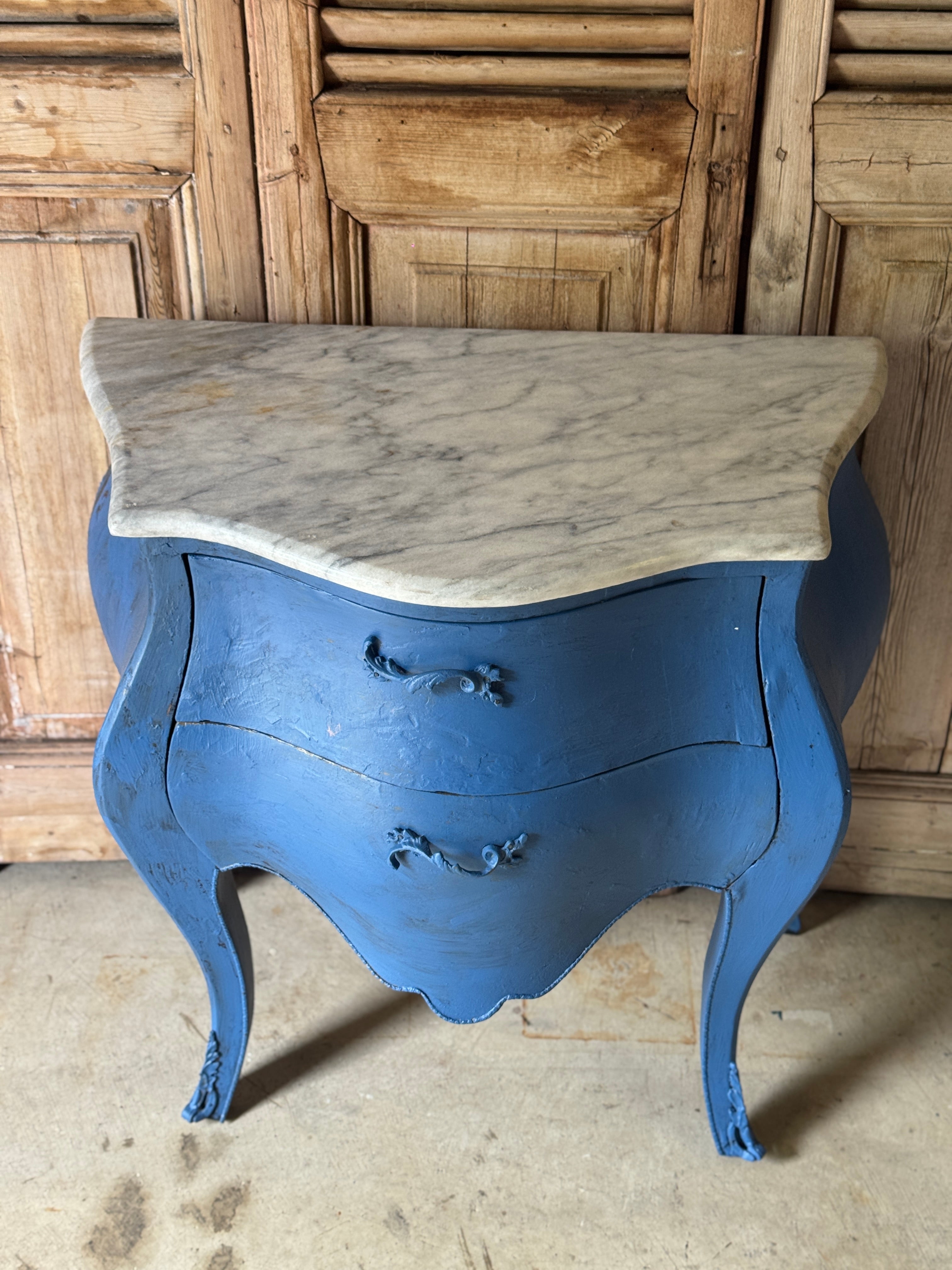 Vintage French Marble Top Commode