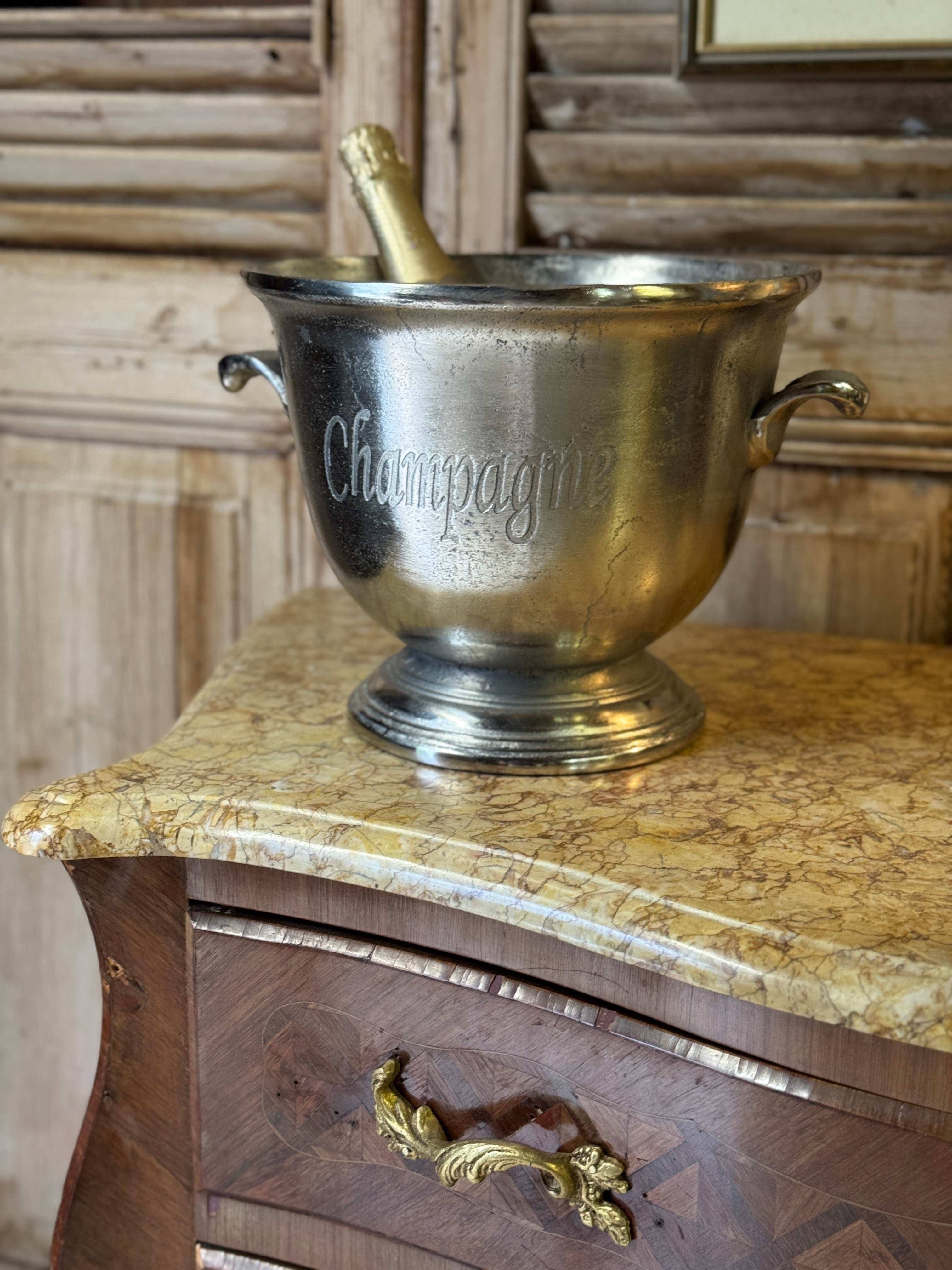 Champagne Pewter Ice Bucket