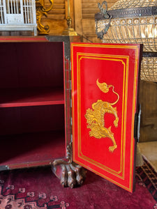 Late 19th Century English Chinoiserie Cabinet