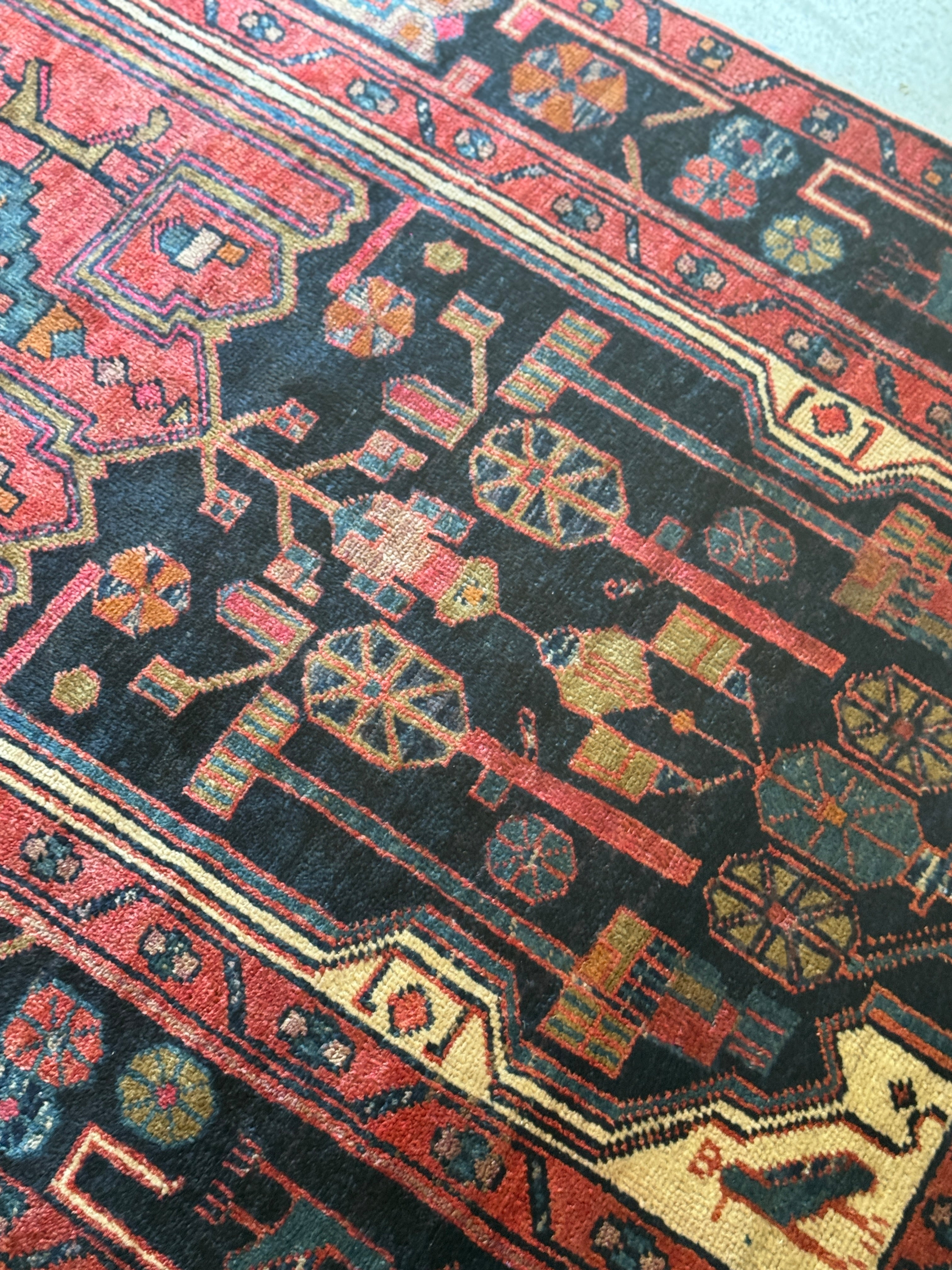 Vintage Persian Malayer Rug