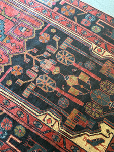 Vintage Persian Malayer Rug