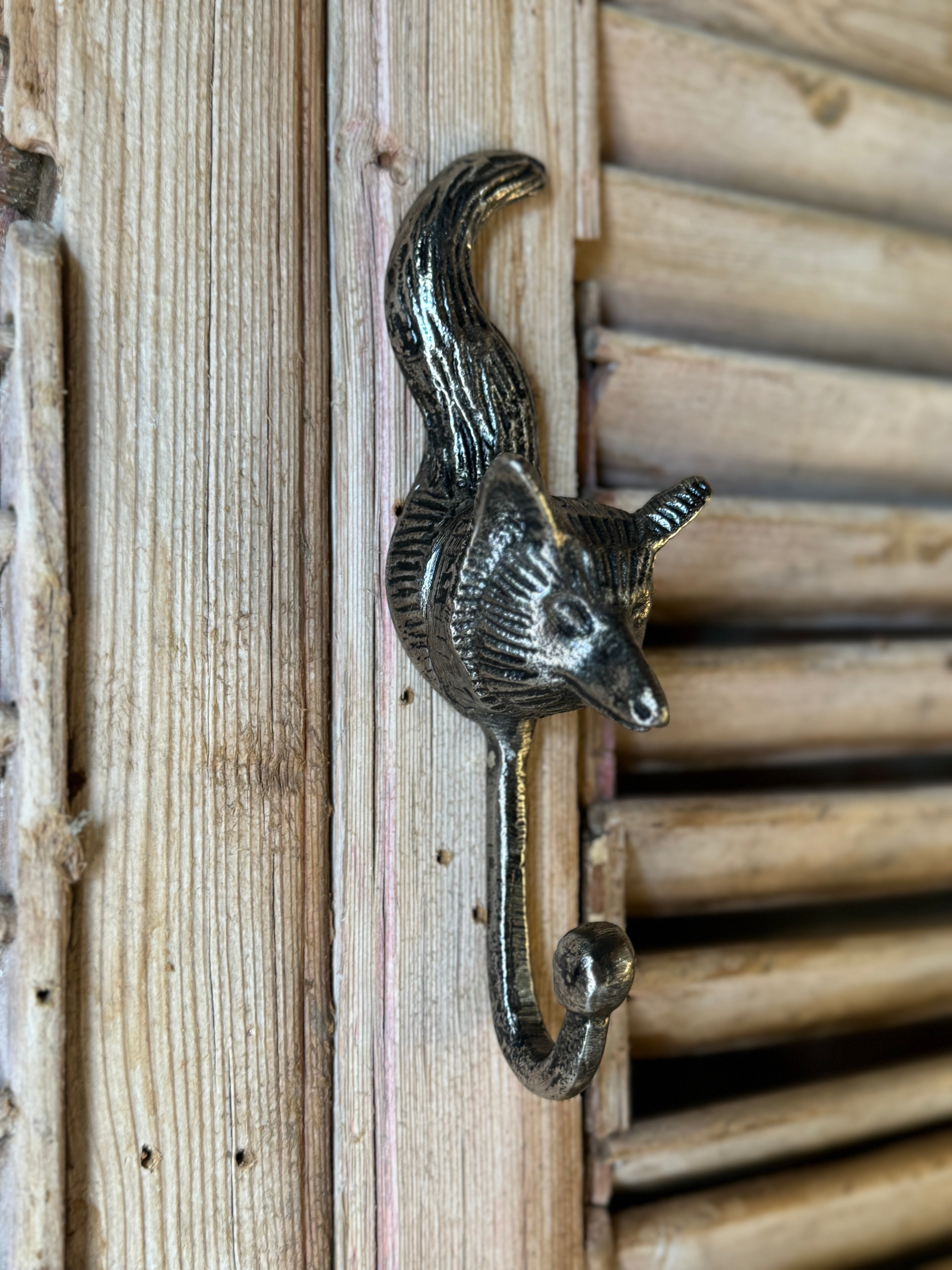 Antique Silver Fox Hook