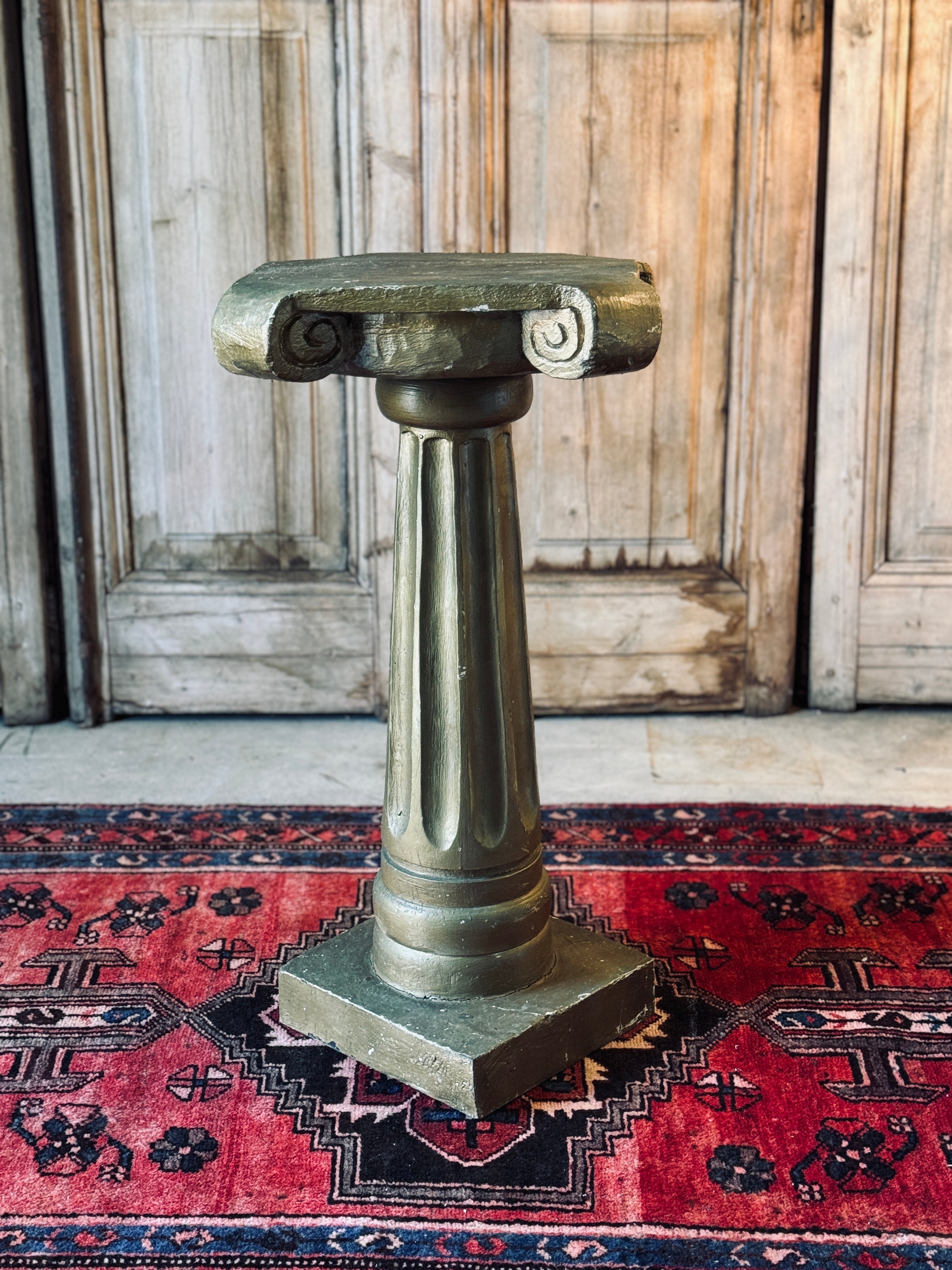 Carved Gilt Timber Pedestal