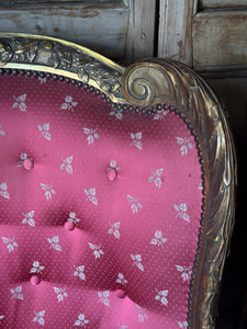 Antique French Louis XVI Style Bergère Armchair