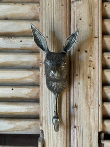 Antique Silver Hare Hook