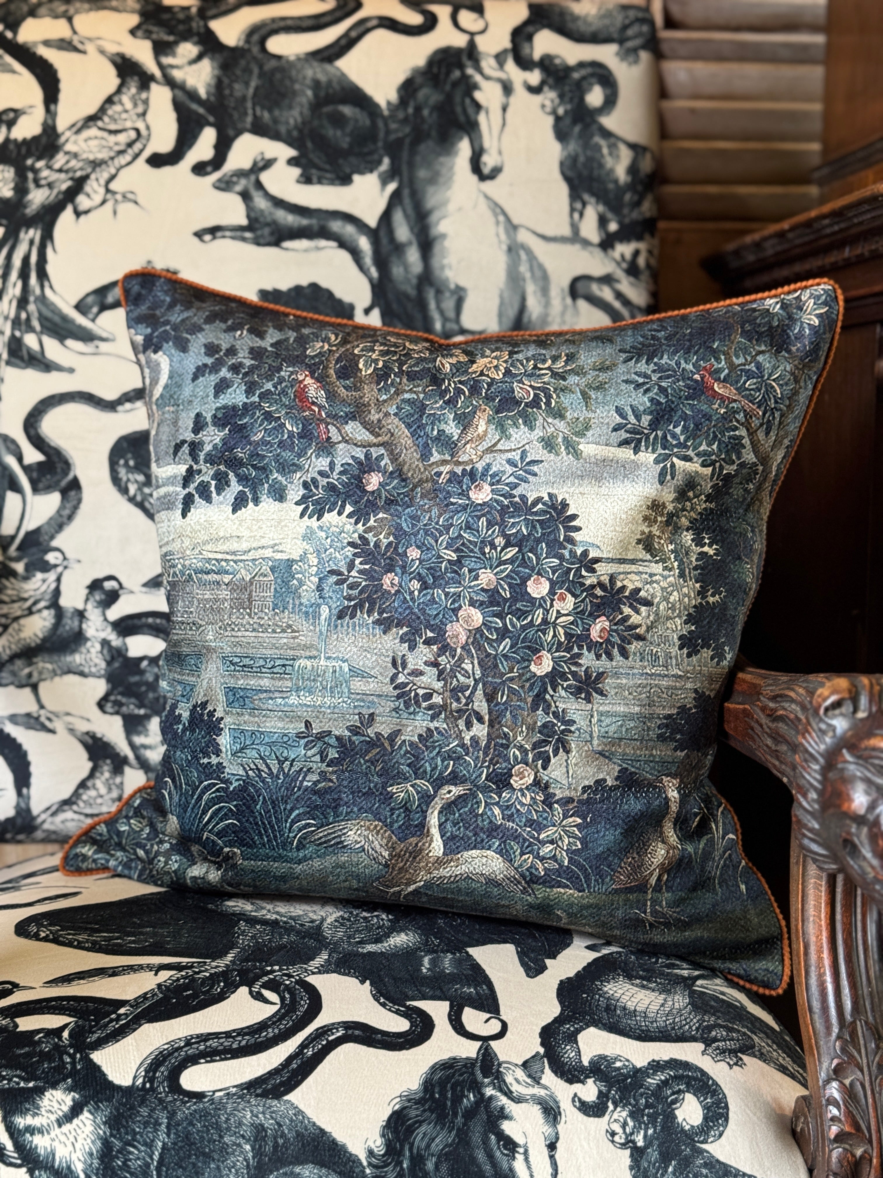 Belgian Tapestry Style Cushion