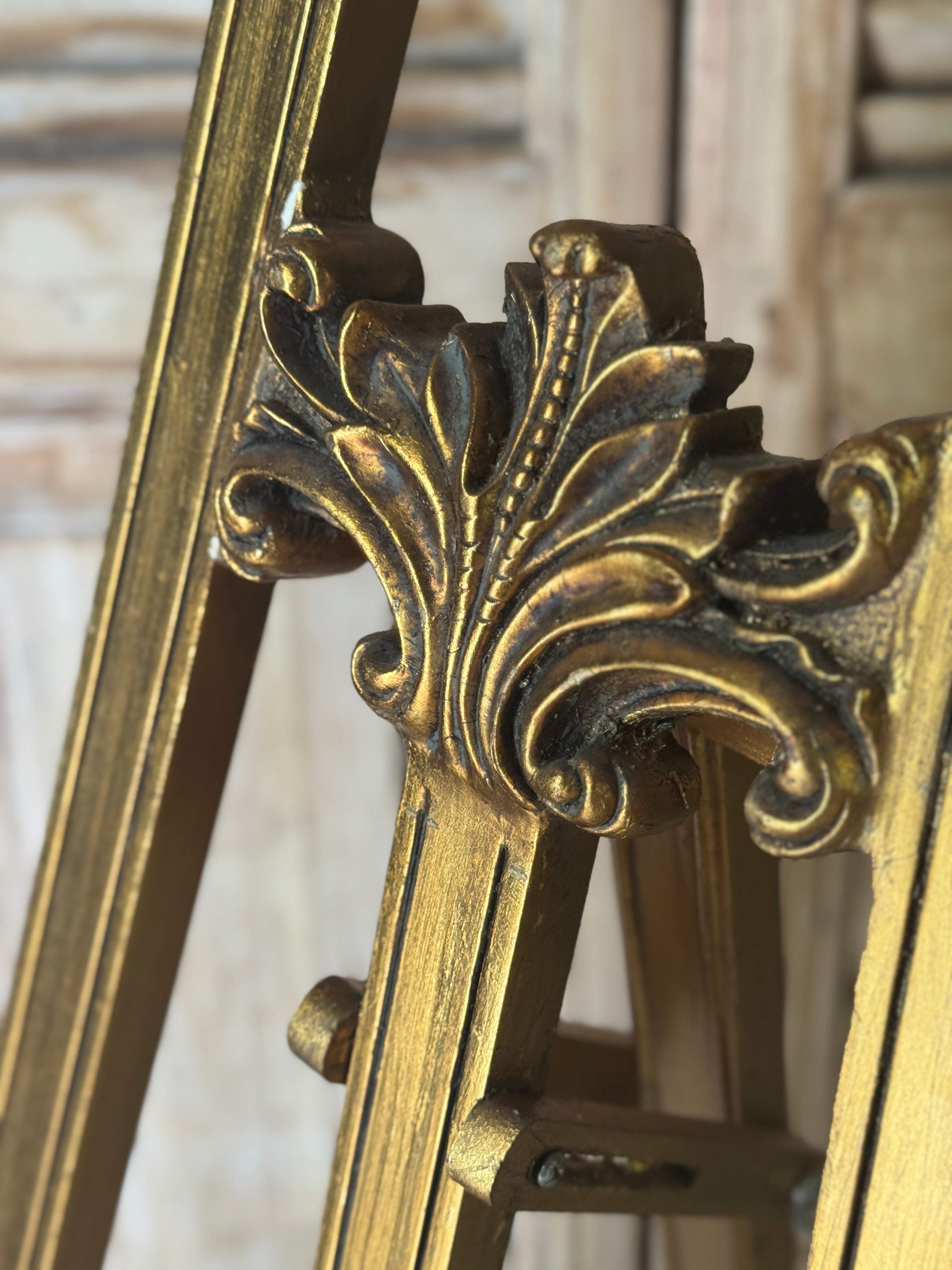 Ornate Rococo Gilt Easel