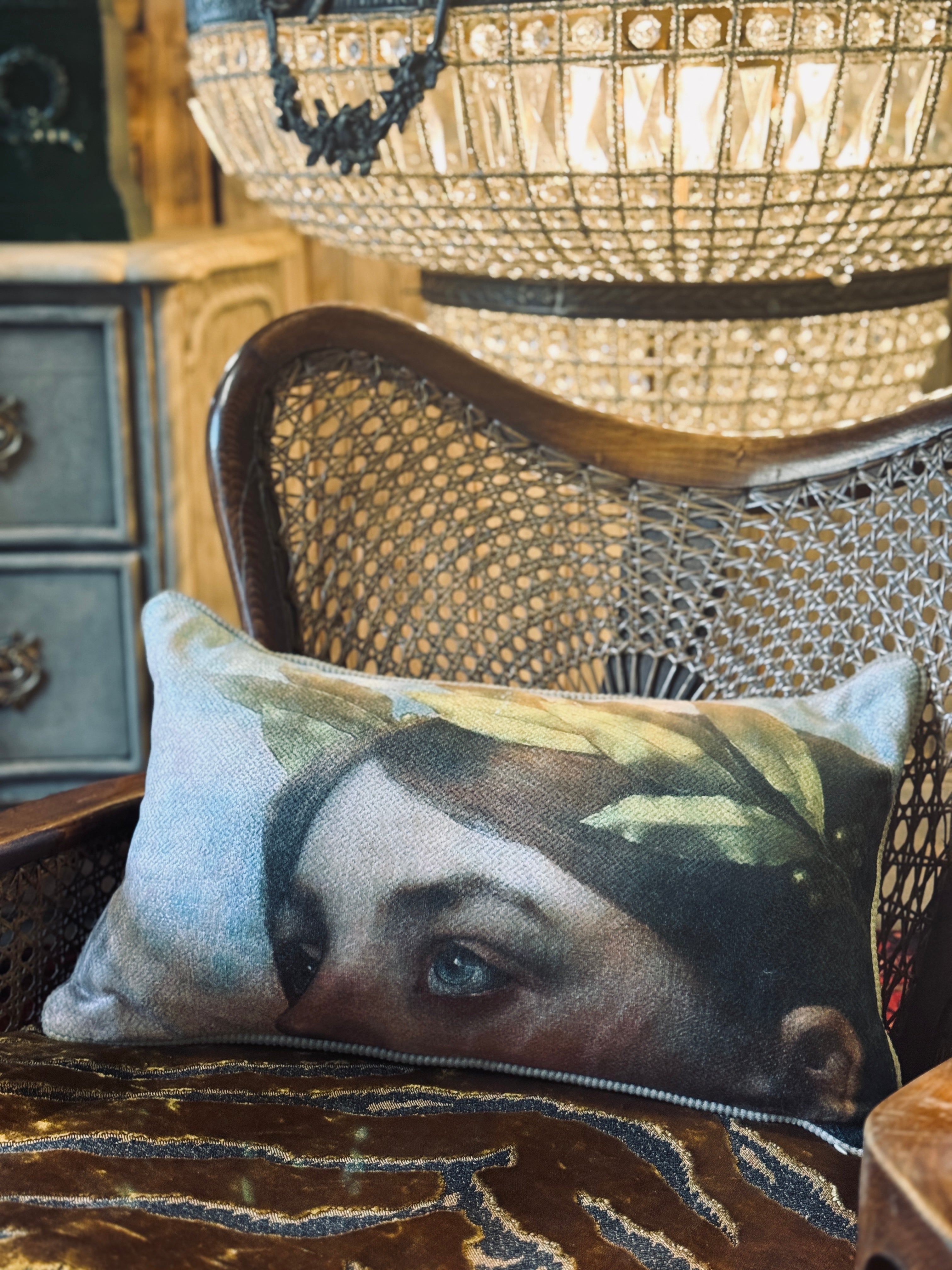 The Laurel Nymph Lumber Cushion