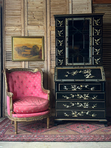 Antique French Louis XVI Style Bergère Armchair