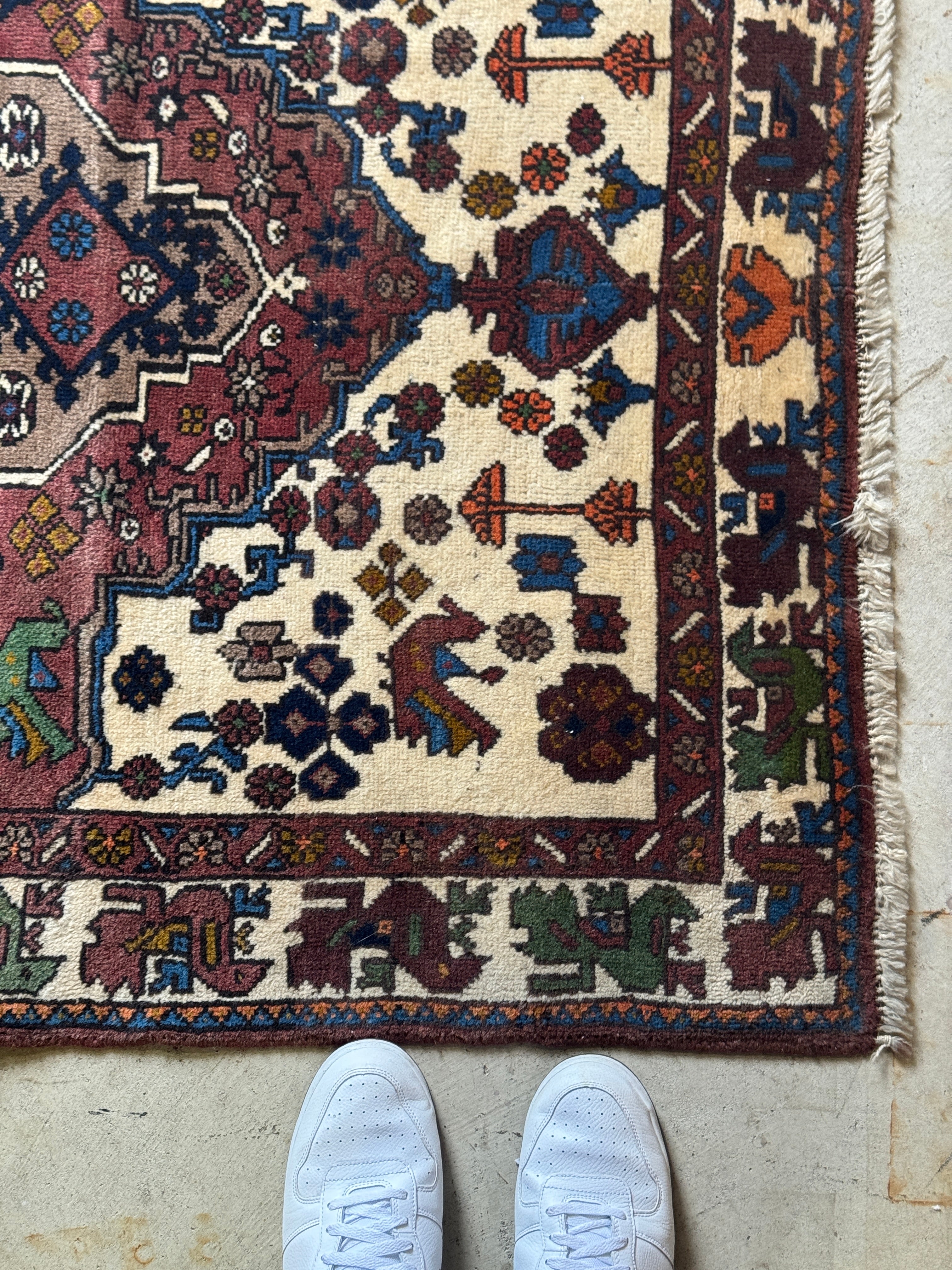 Vintage Handwoven Persian Rug