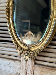 19th Century Antique French Gilt Mirror