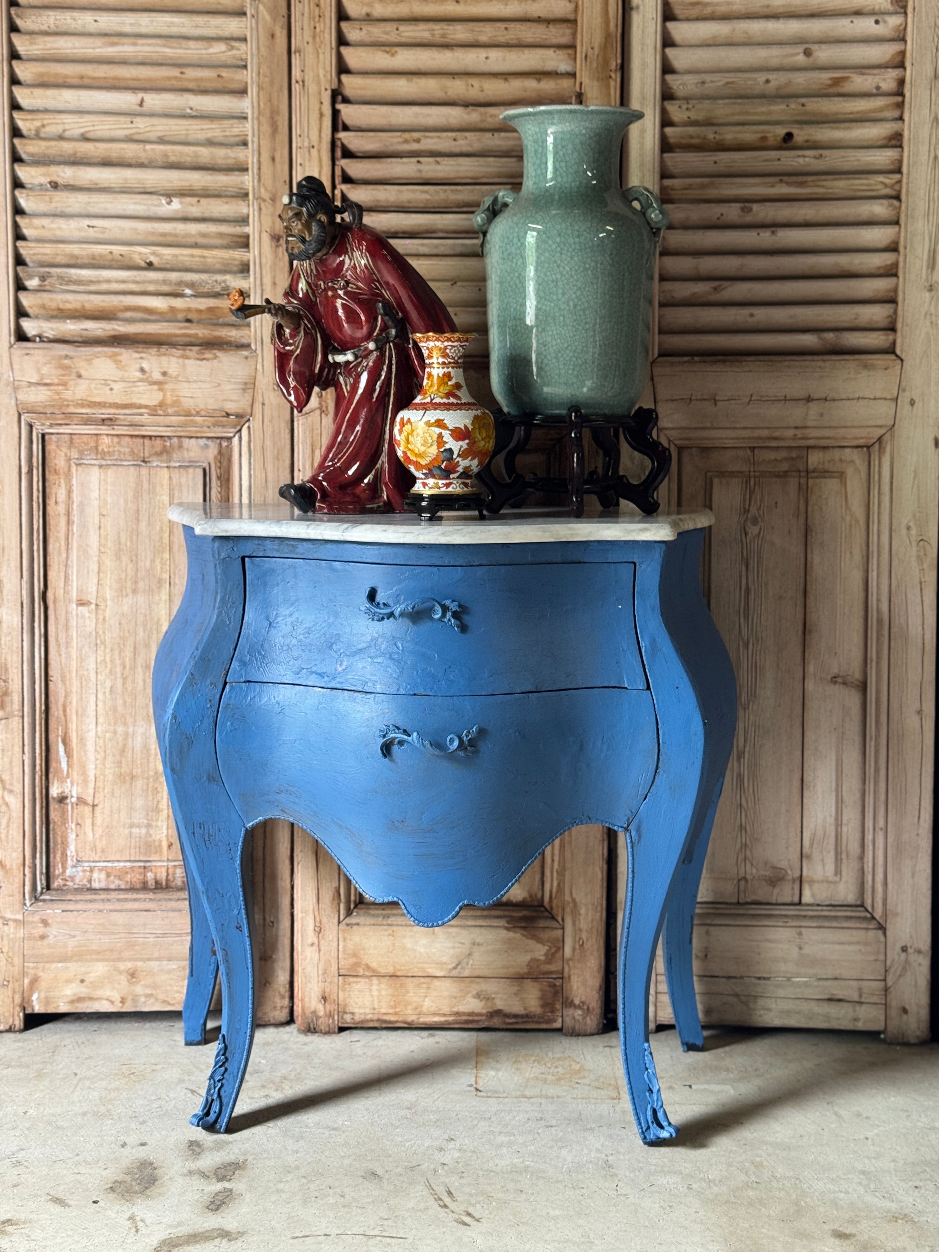 Vintage French Marble Top Commode