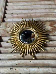 Fine Sunburst Convex Mirror