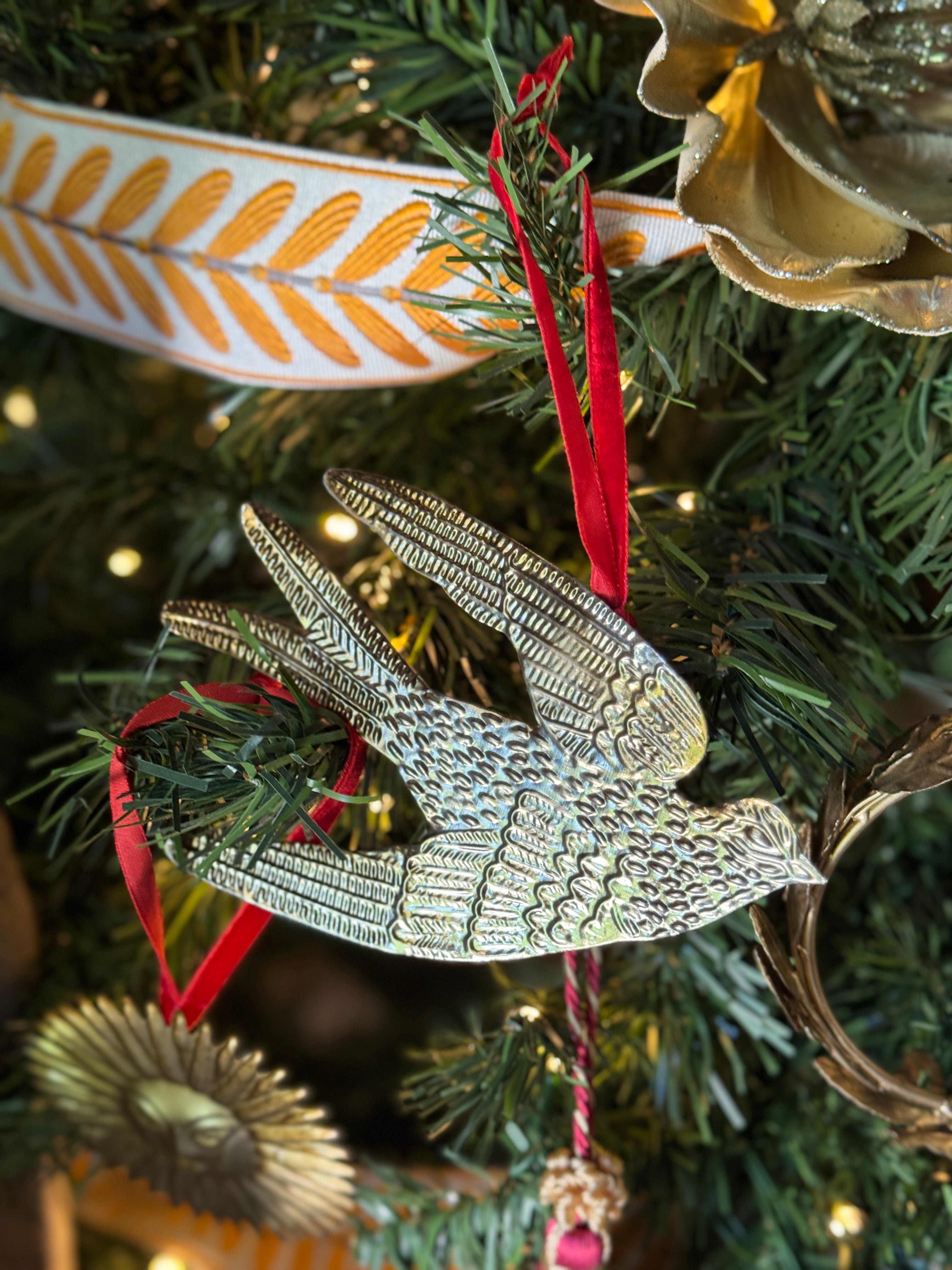Metal Swallow Ornaments - 2 sizes