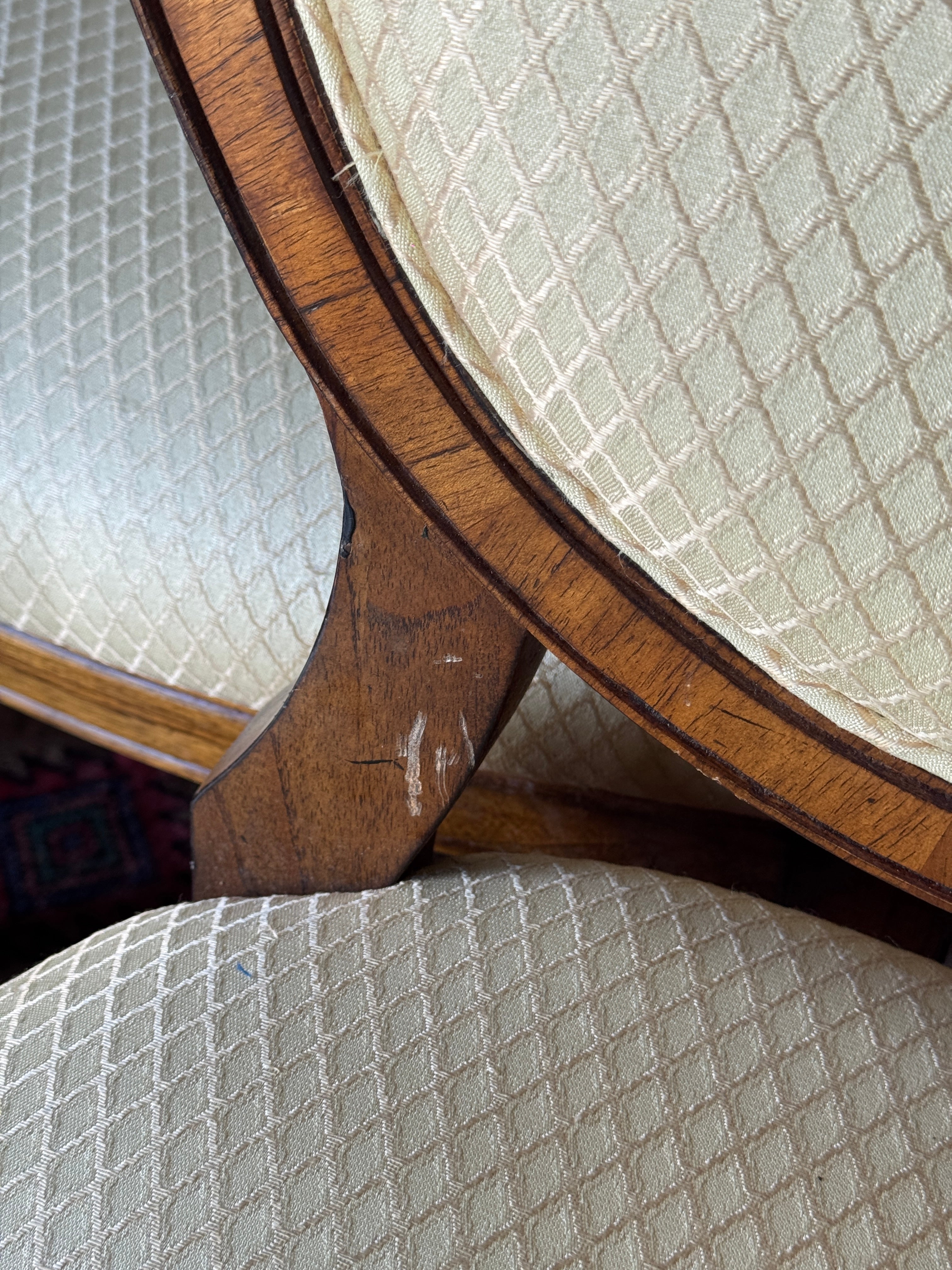 Vintage Set of 4 John Lewis Hemingway Spoon Back Walnut Dining Chairs