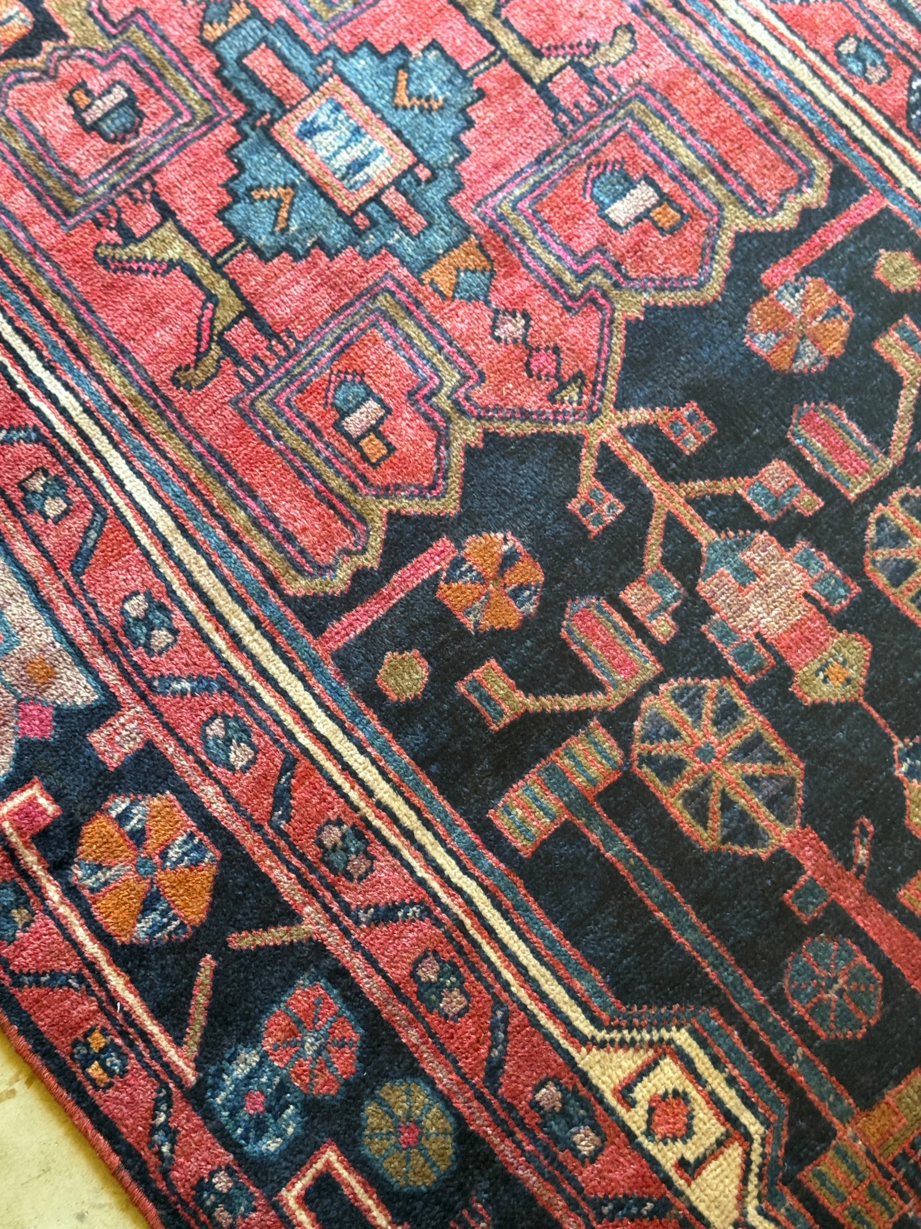 Vintage Persian Malayer Rug