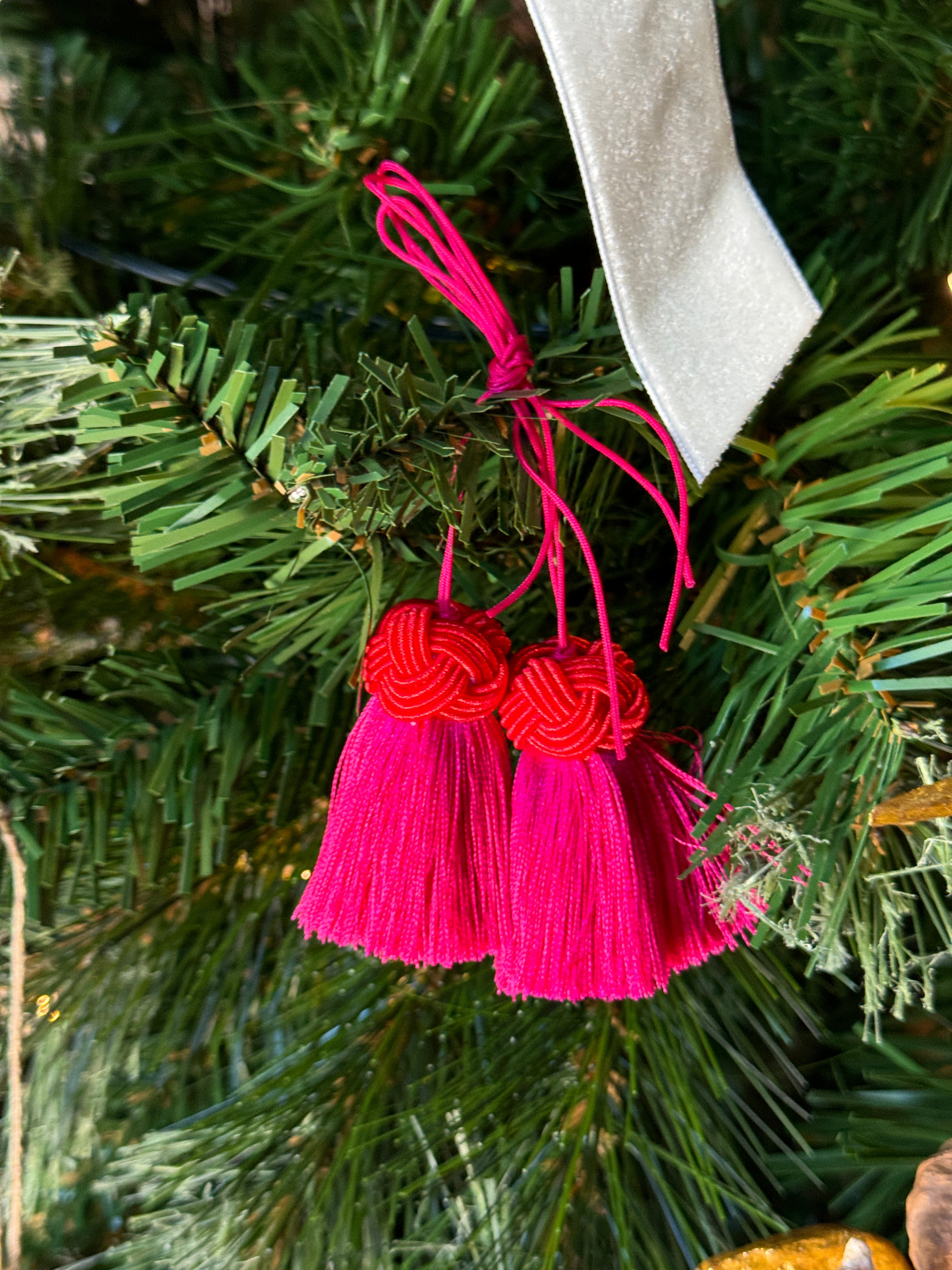 Twin Tassel Tree Trimming