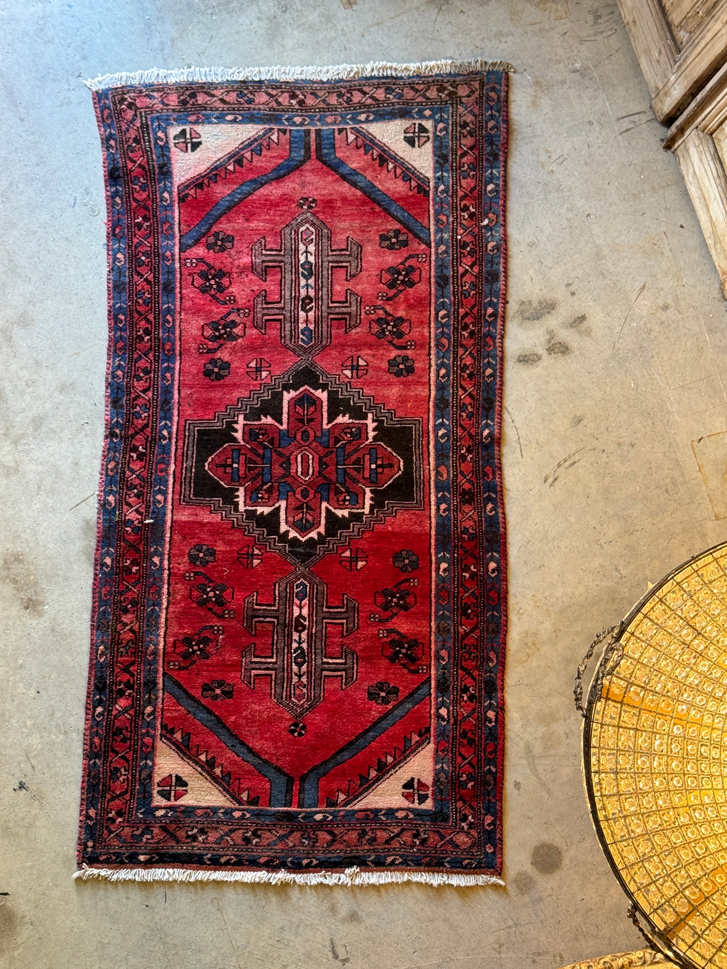 Vintage Persian Hamadan Rug