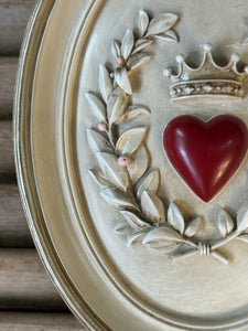 Heart & Laurel Wall Plaque