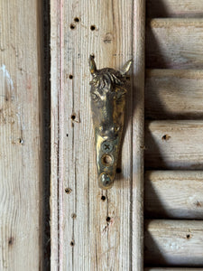 Horse Gilt Metal Hook