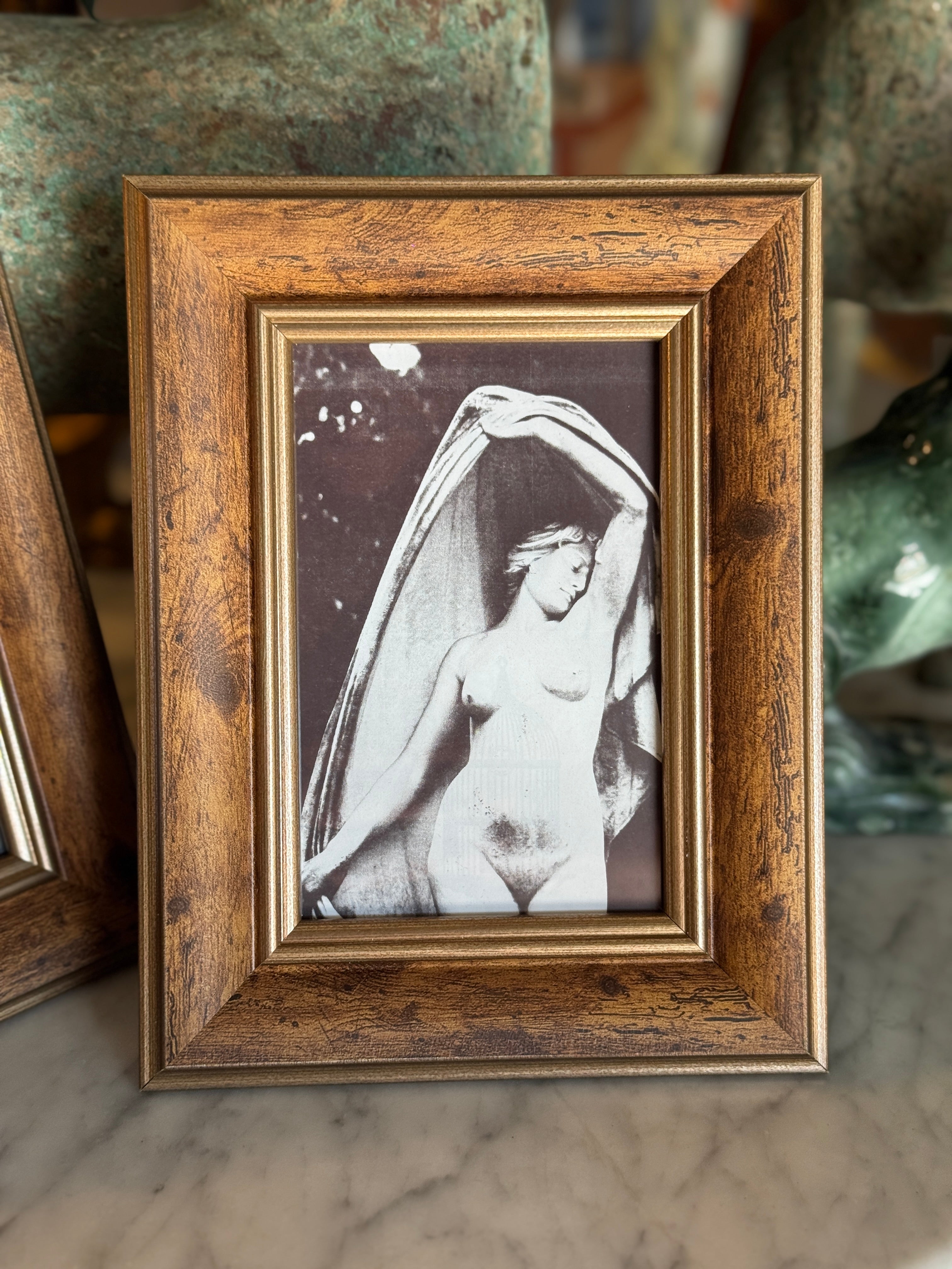 Gold Trimmed Timber Photo Frame (2 sizes)