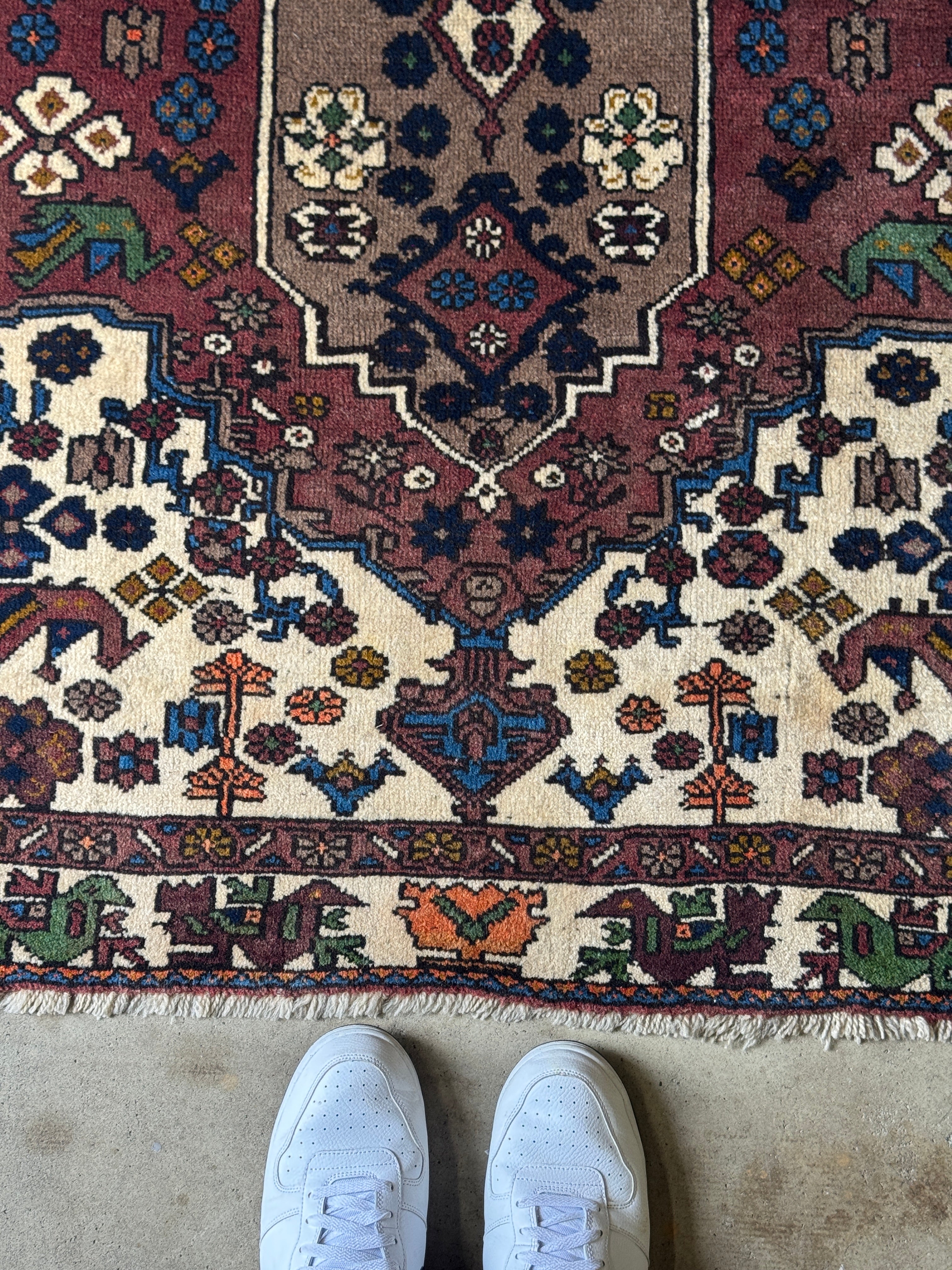 Vintage Handwoven Persian Rug