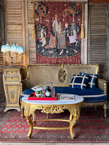 Vintage Handpainted Continental Cabinet