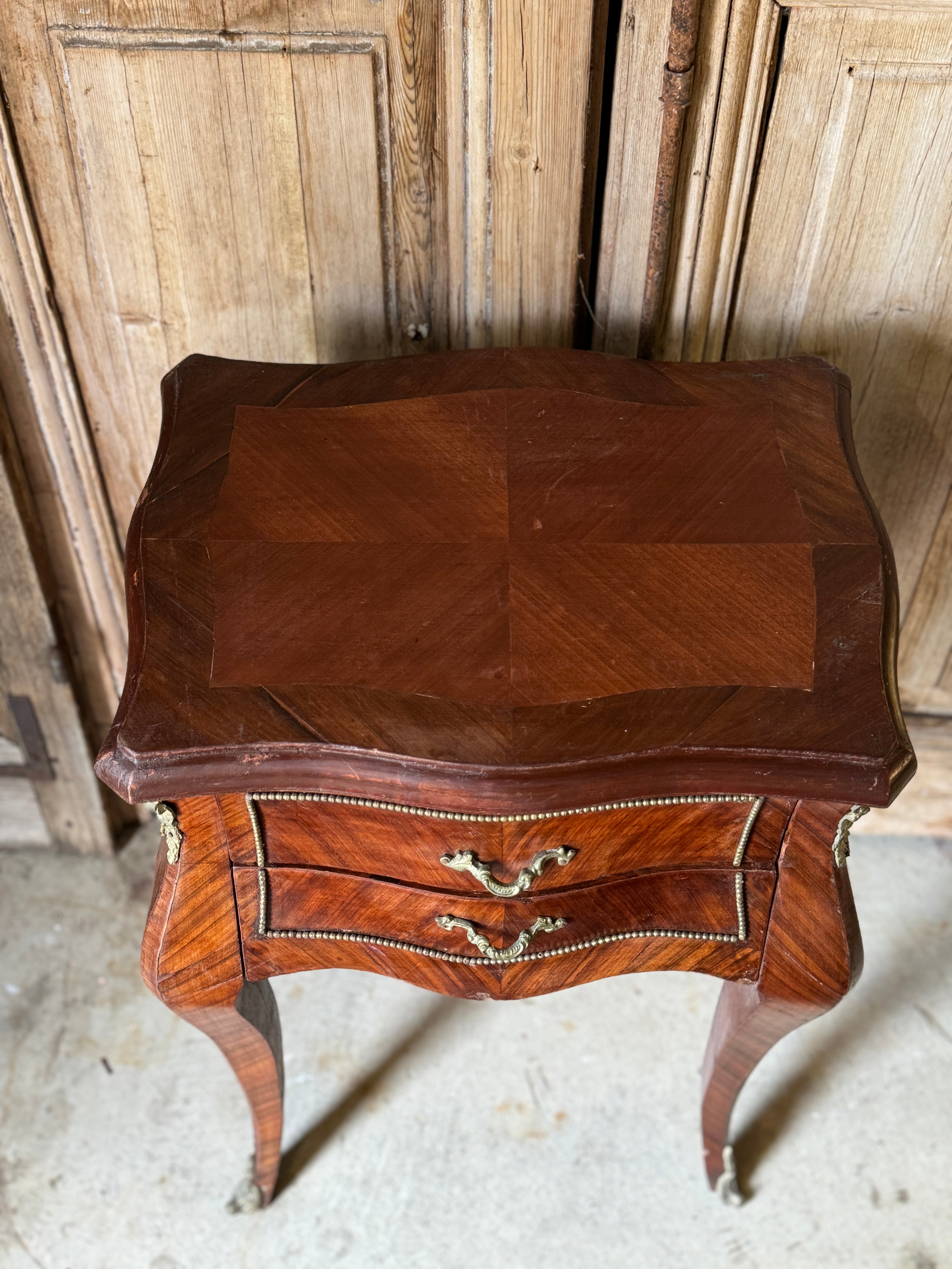 Vintage Edwardian Style Bedside Table