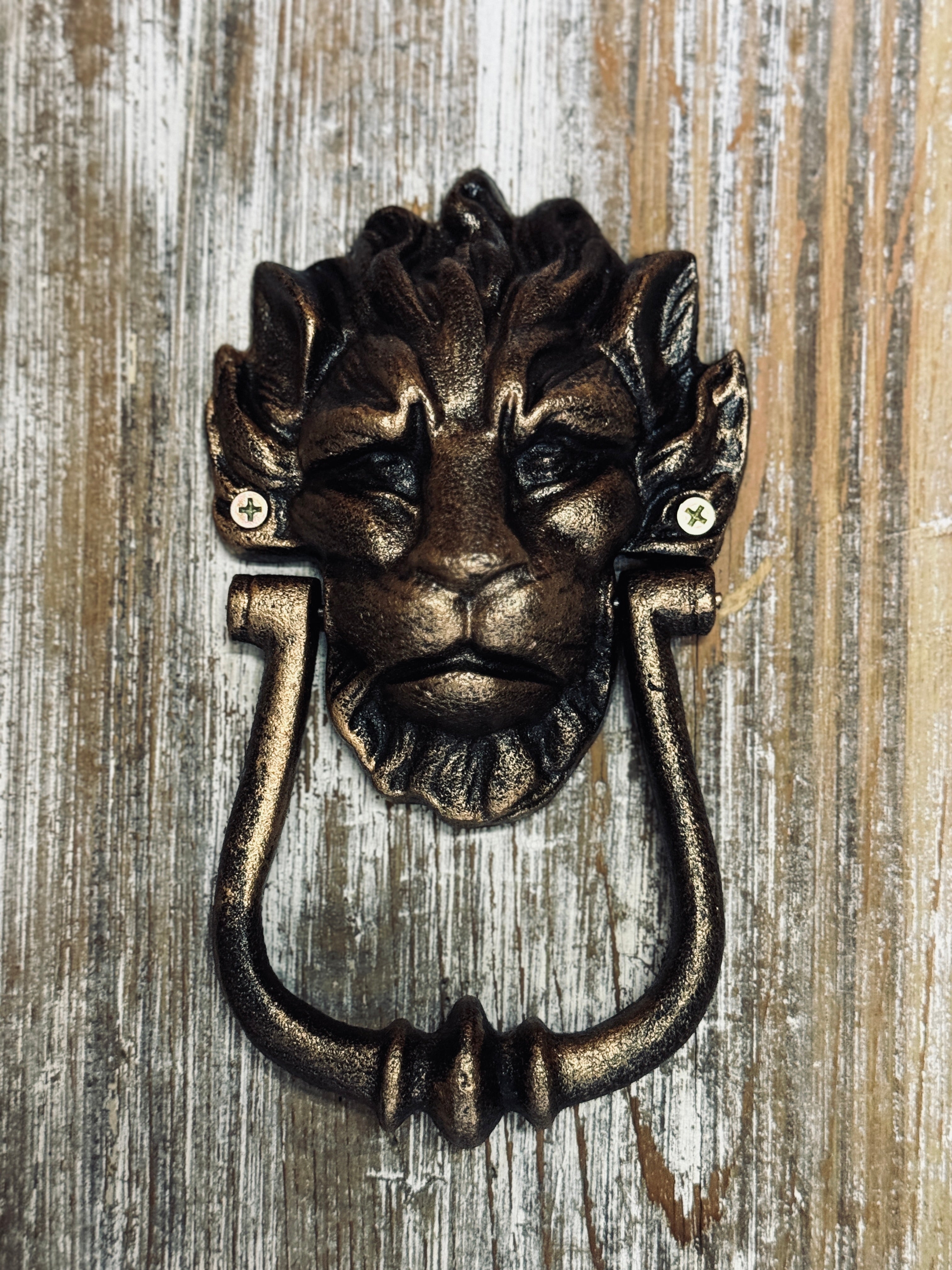 Lion Head Cast Iron Door Knocker