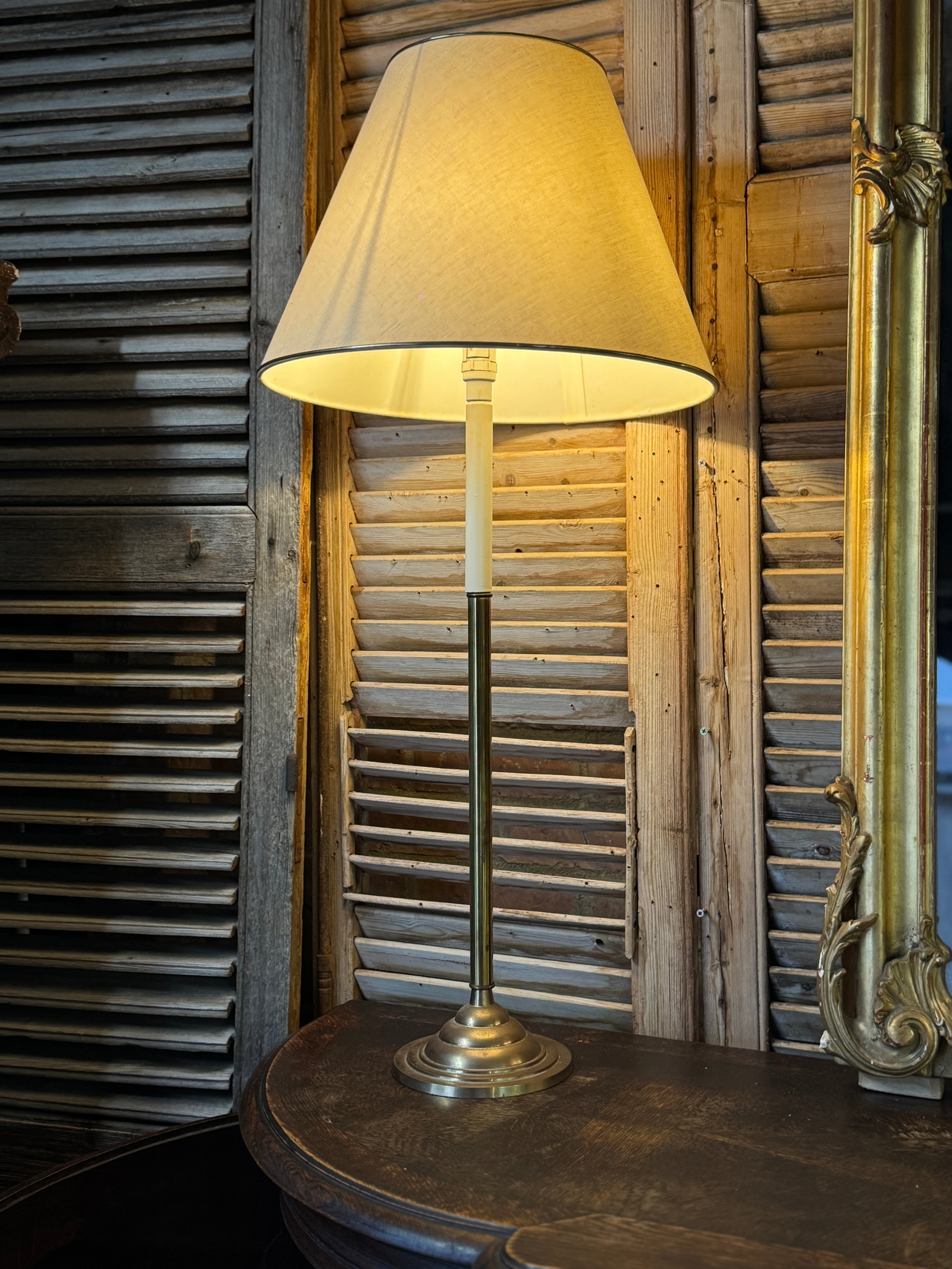 Vintage Pair of Candlestick Table Lamps