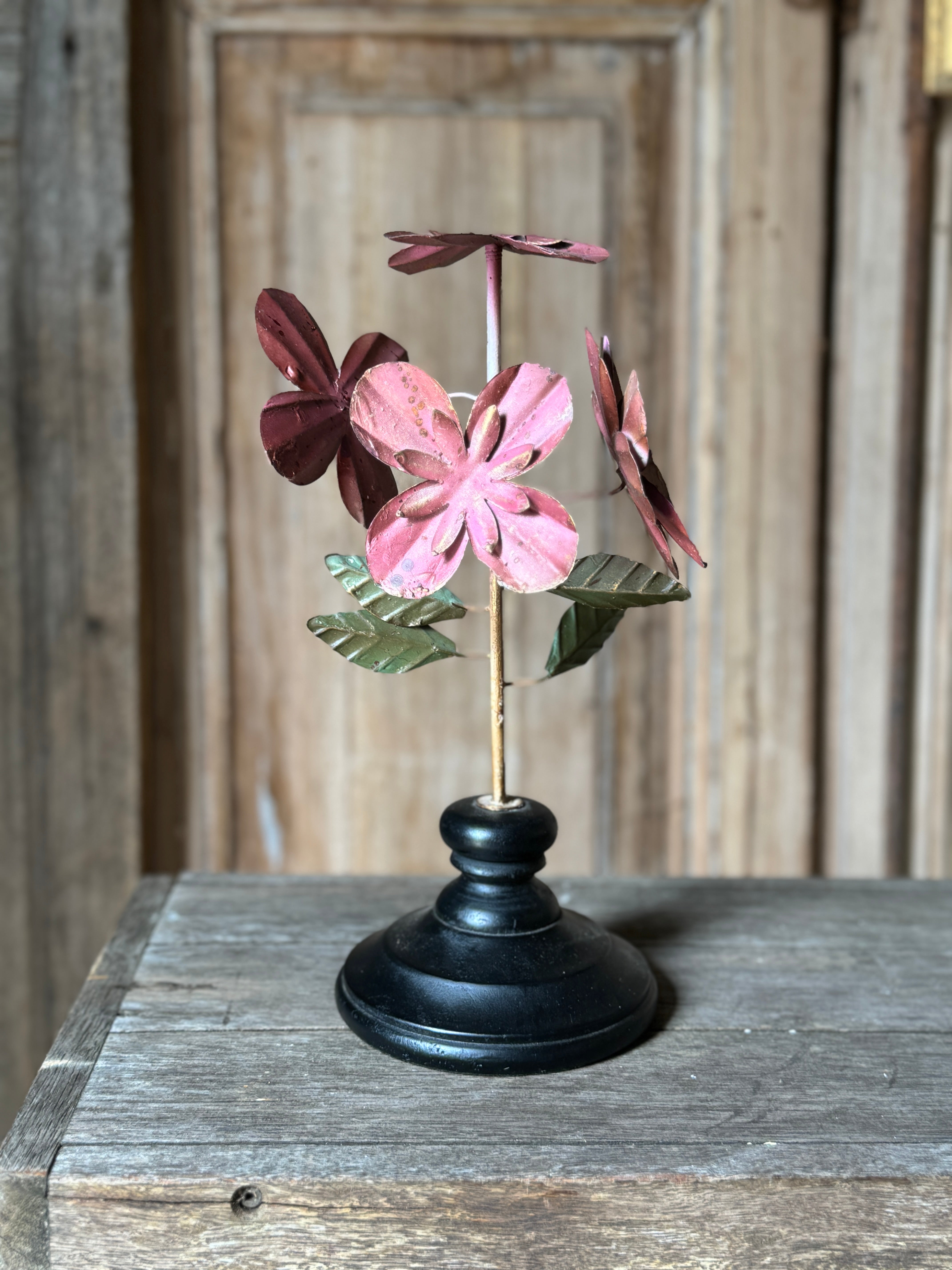 Metal Floral Stem on Stand