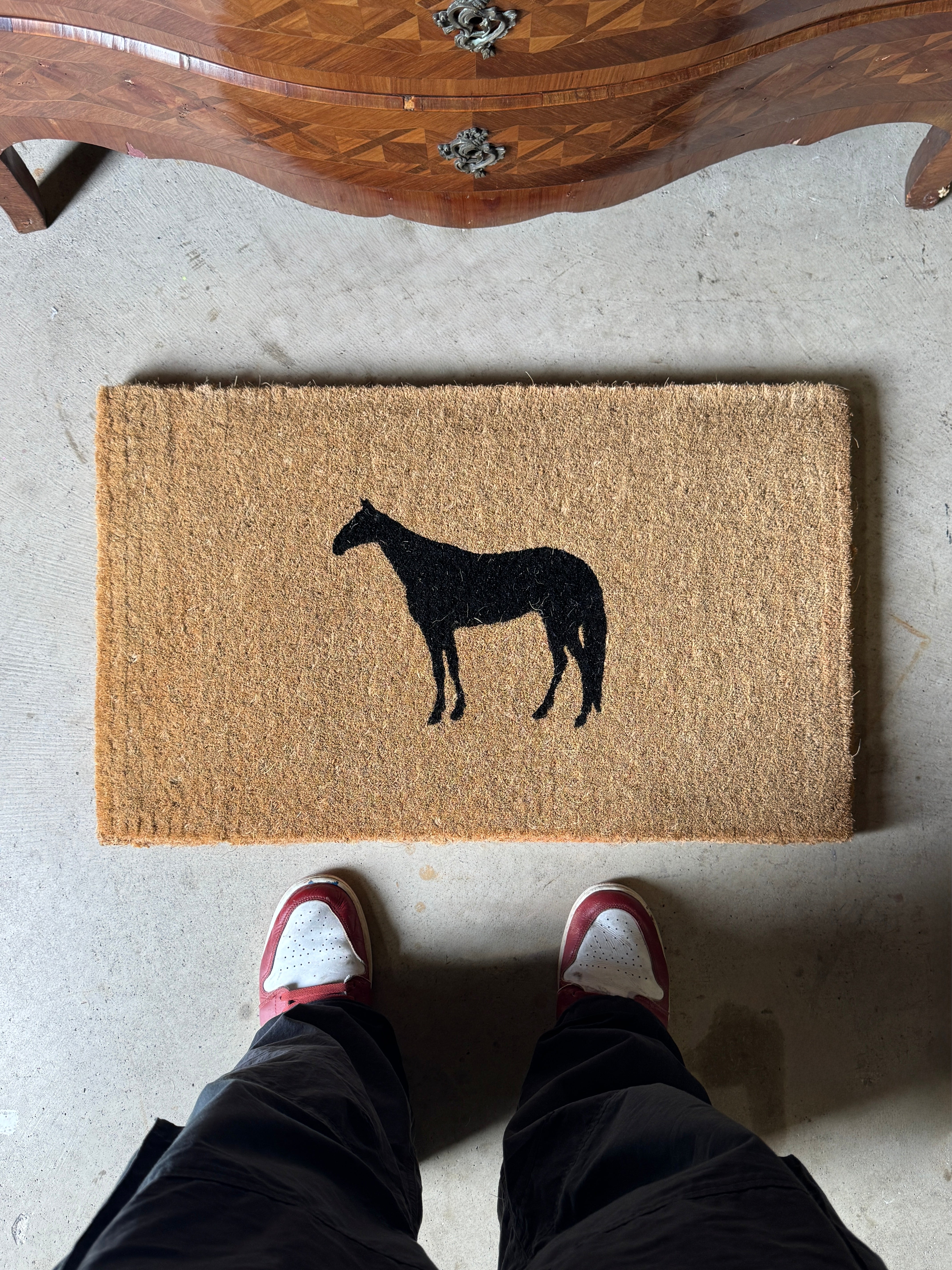 Horse Silhouette Coir Doormat