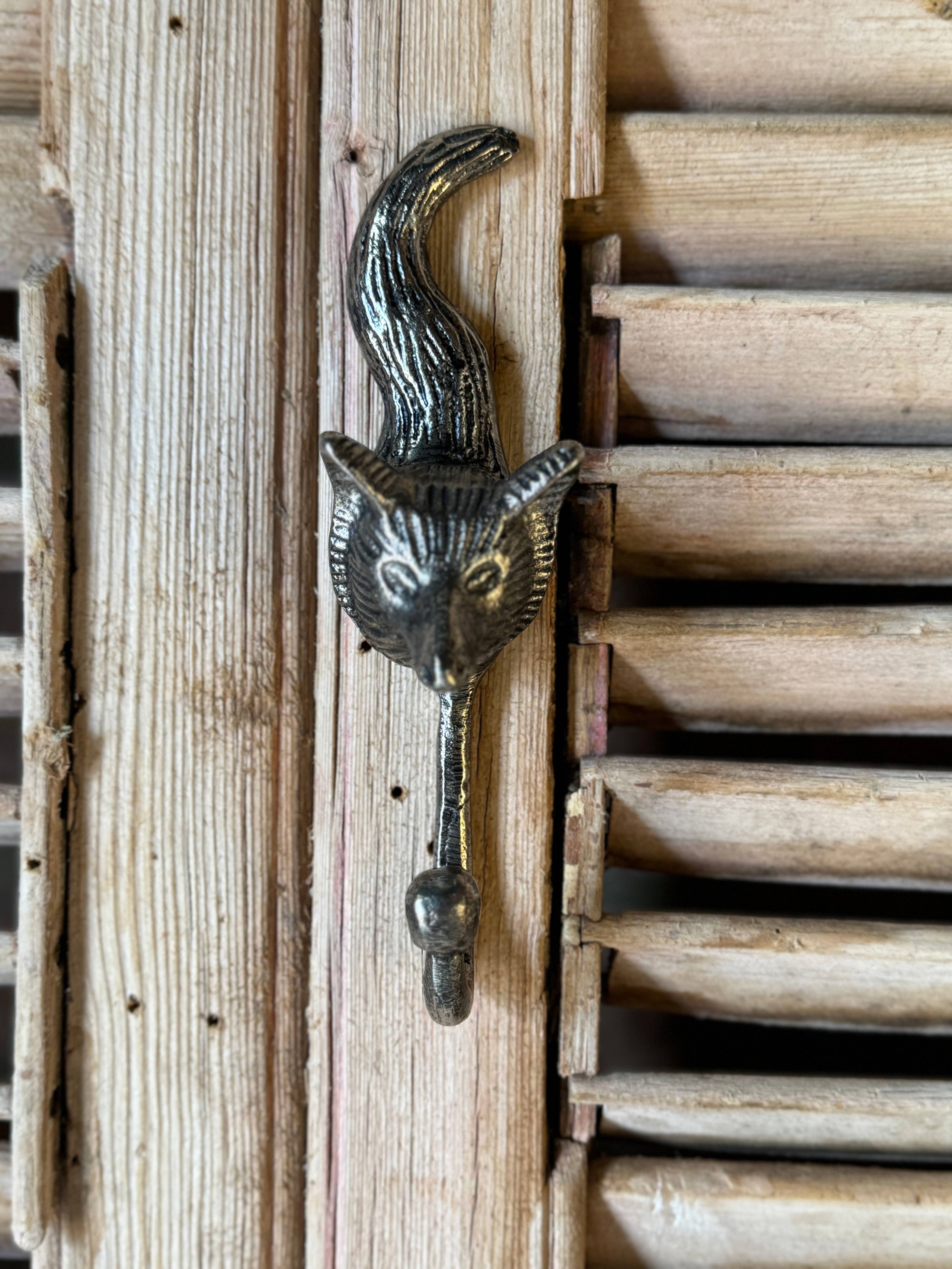 Antique Silver Fox Hook