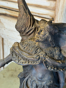 Antique Carved Timber Figure of Royalty
