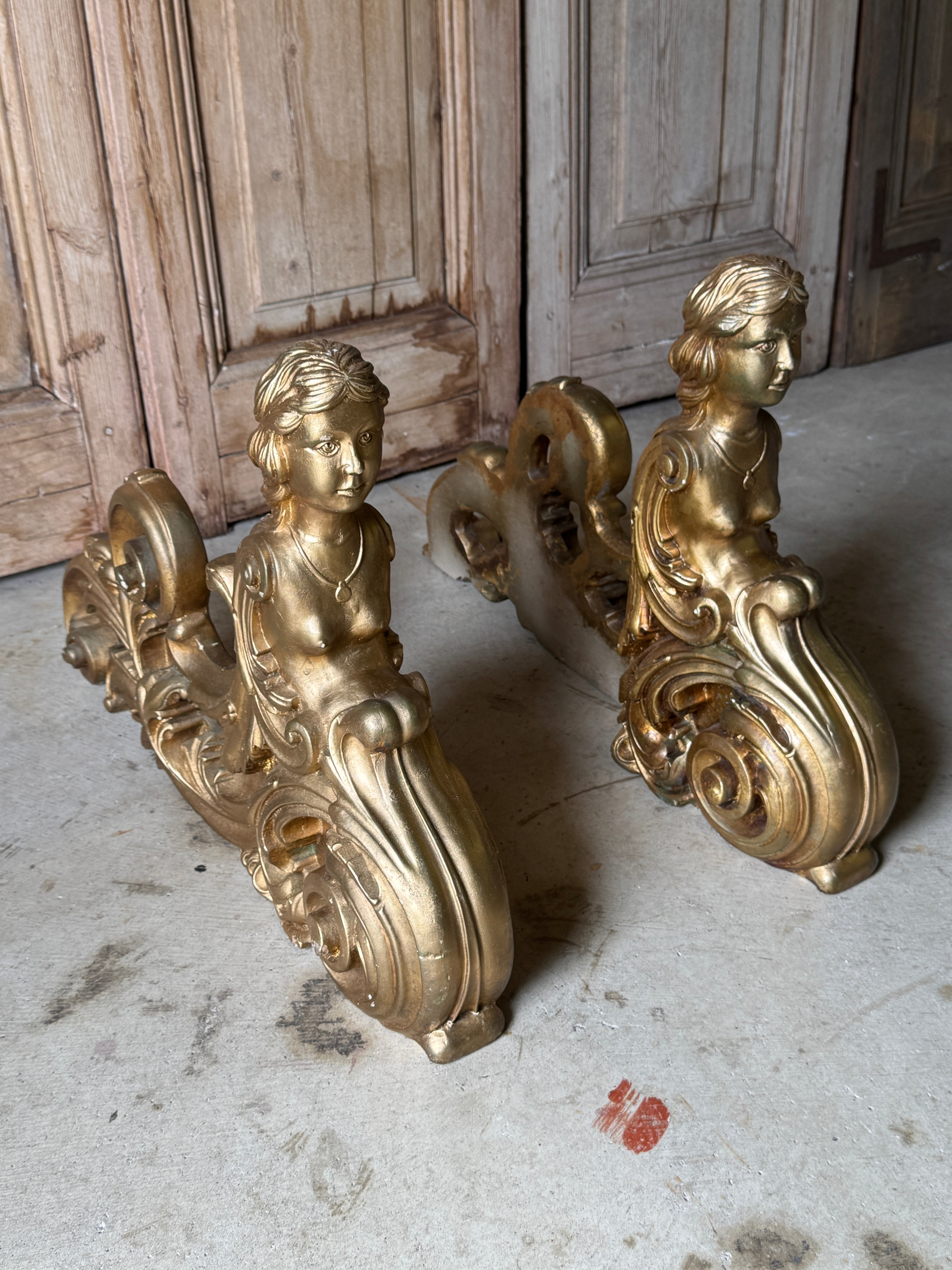 Decorative Gilt Pediments