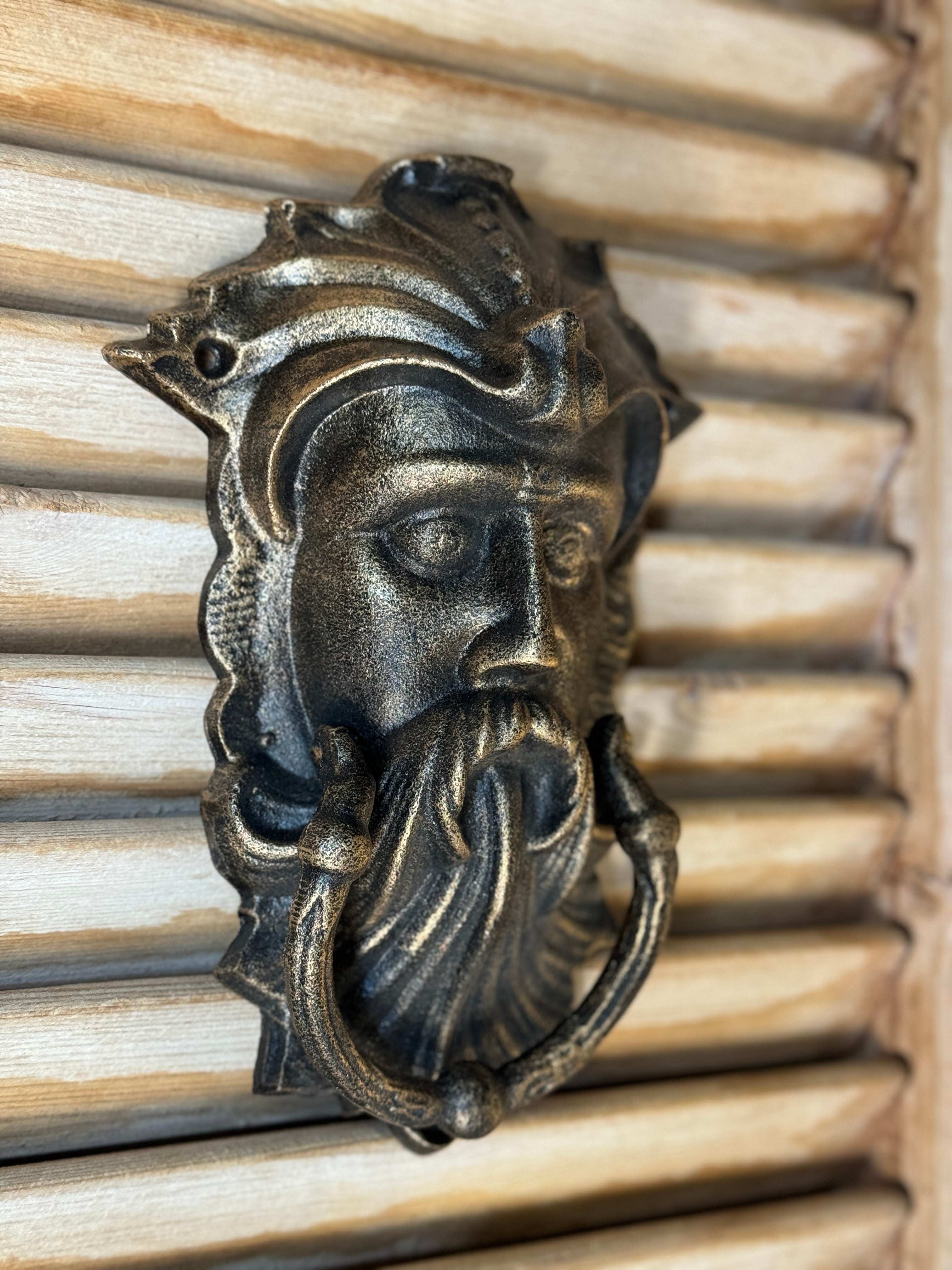 Atlantis Cast Iron Door Knocker