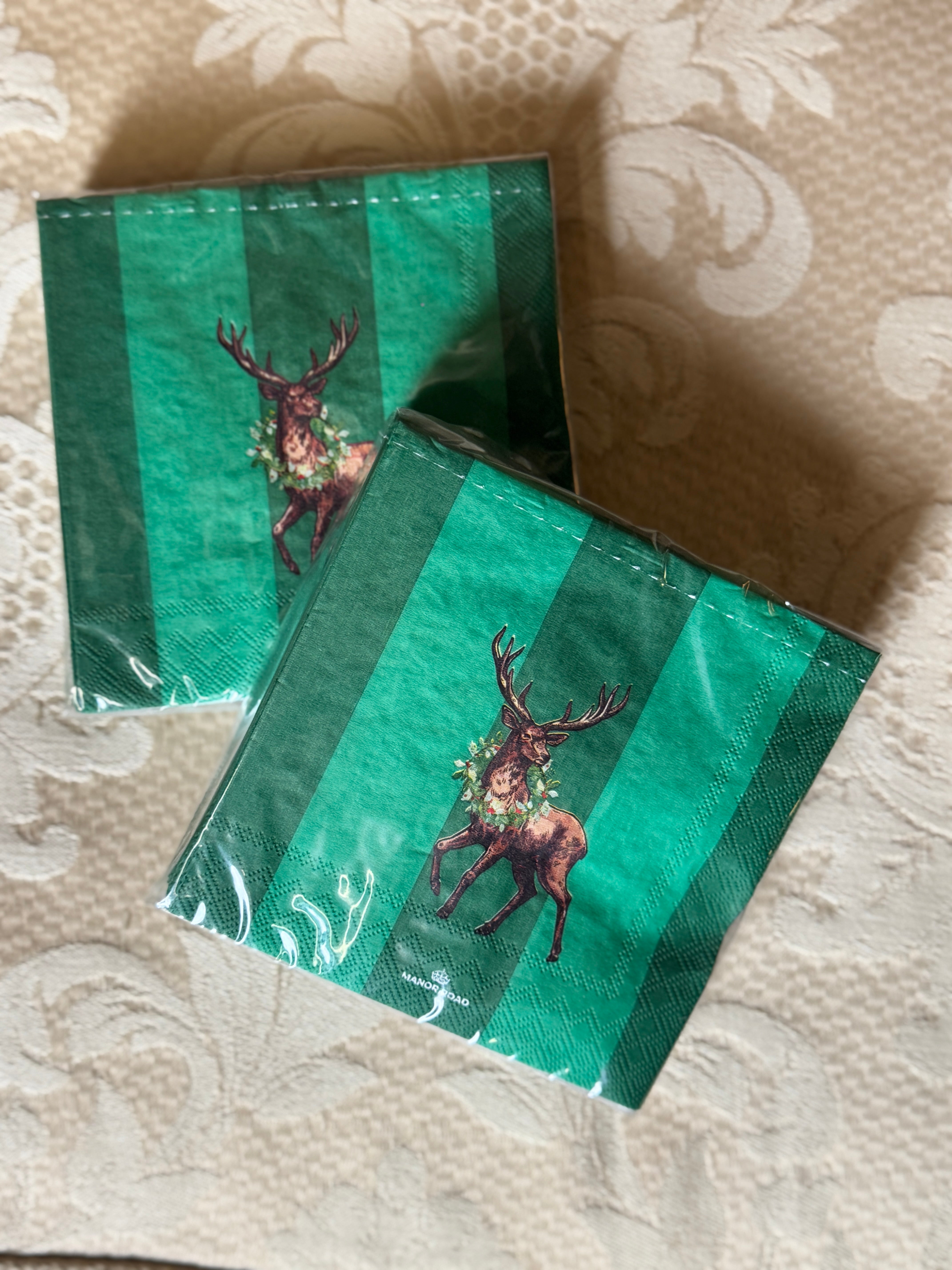 Christmas Stag Napkins