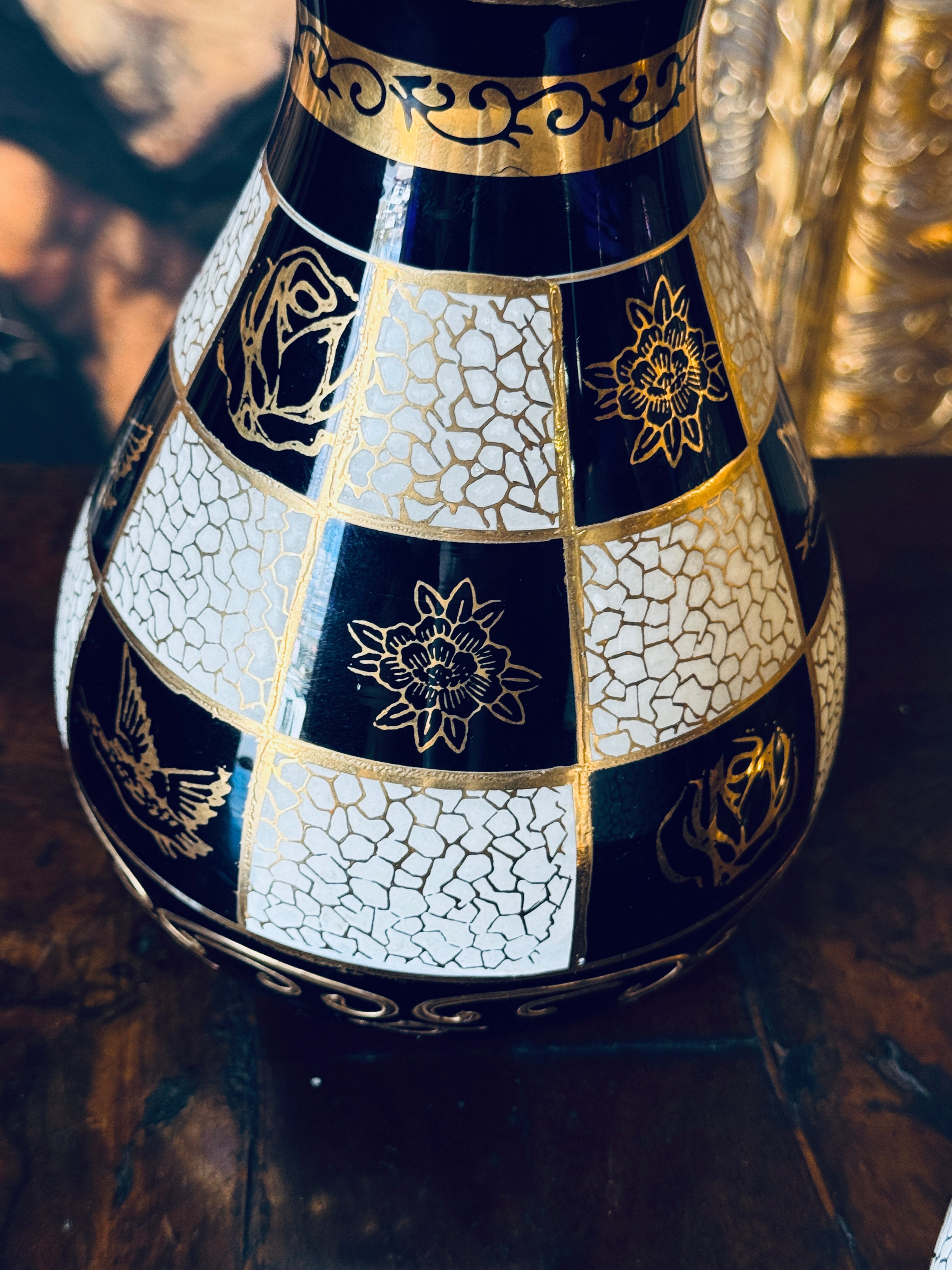 Vintage Venetian Glass Vases