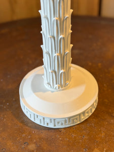 Hollywood Regency Palm Taper Candle Holder