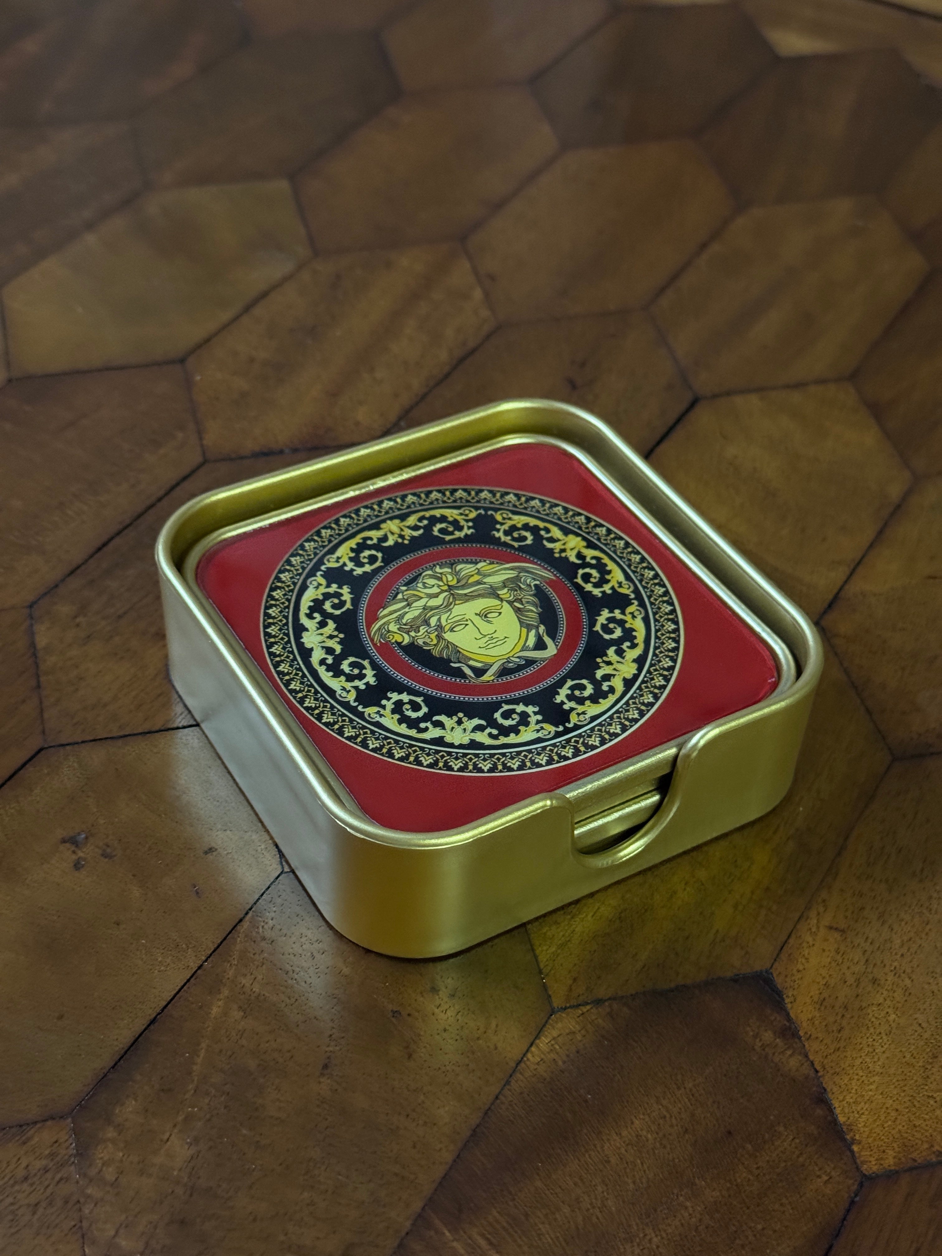 Medusa Drink Coasters - Set of 4