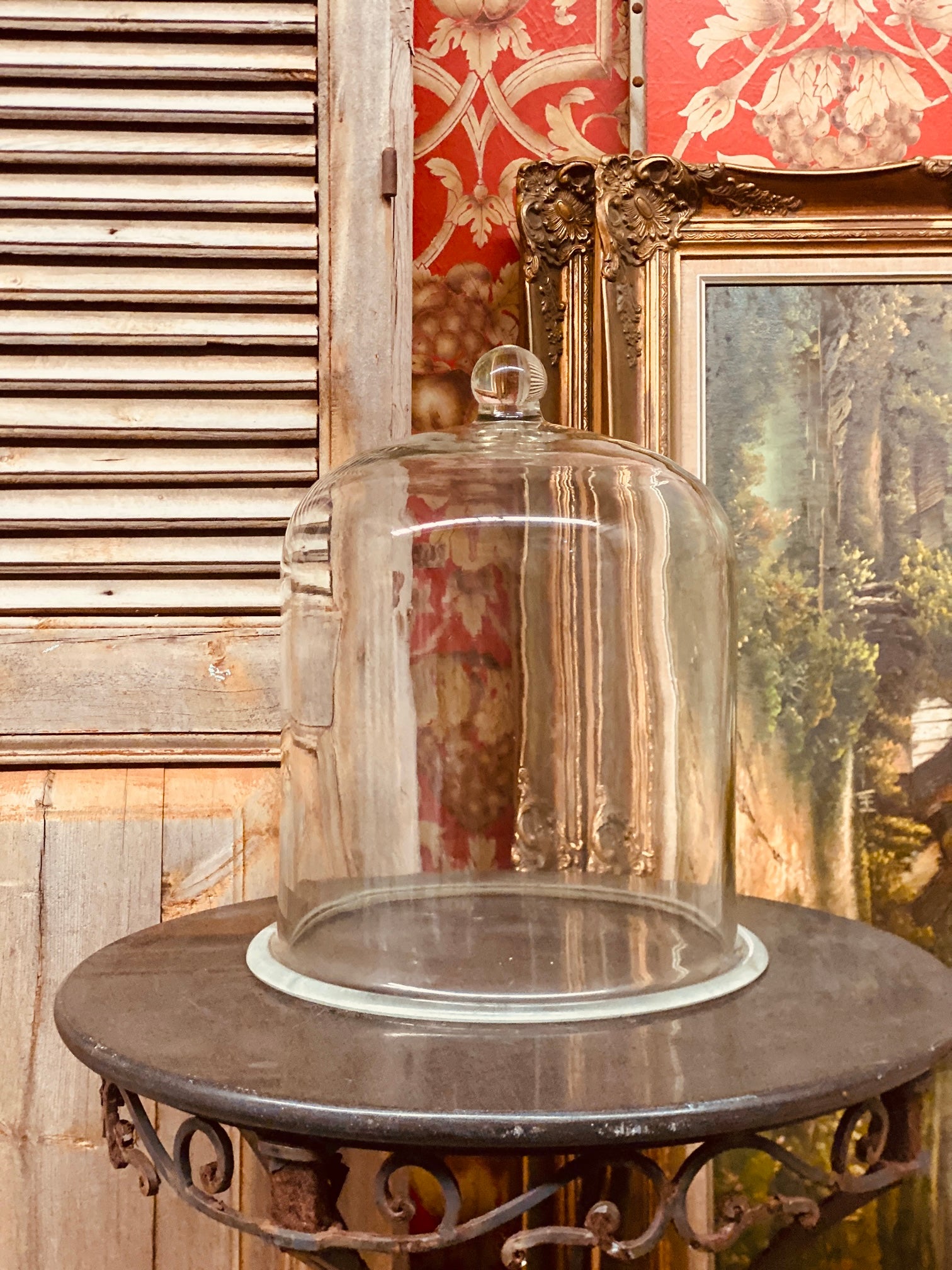 Large Vintage Bell Shape Glass Cloche