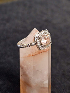 Cubic Zirconium Sterling Silver Ring