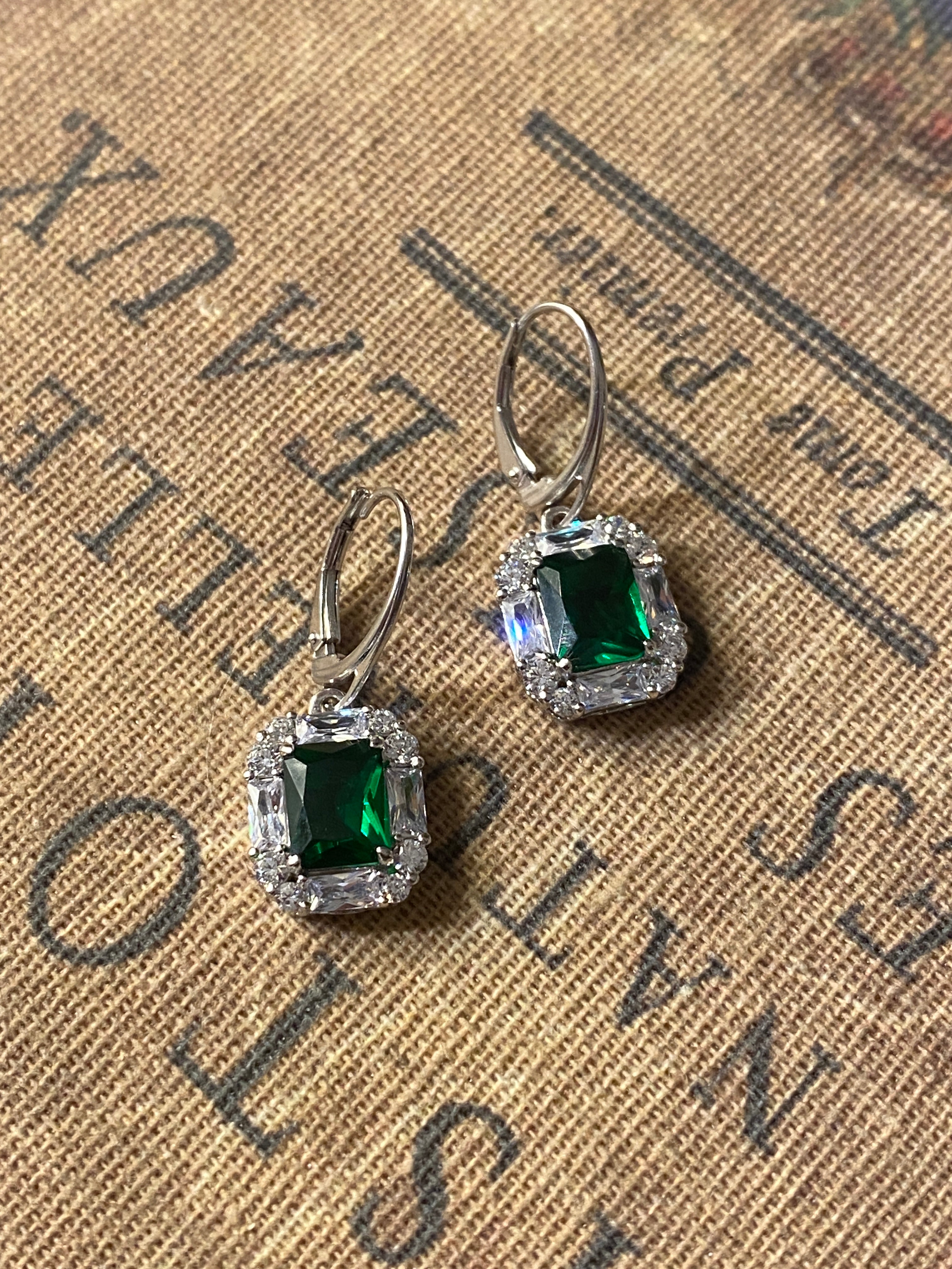 Classic Emerald Cut Earrings