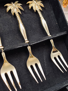Brass Palm Forks (set of 4)